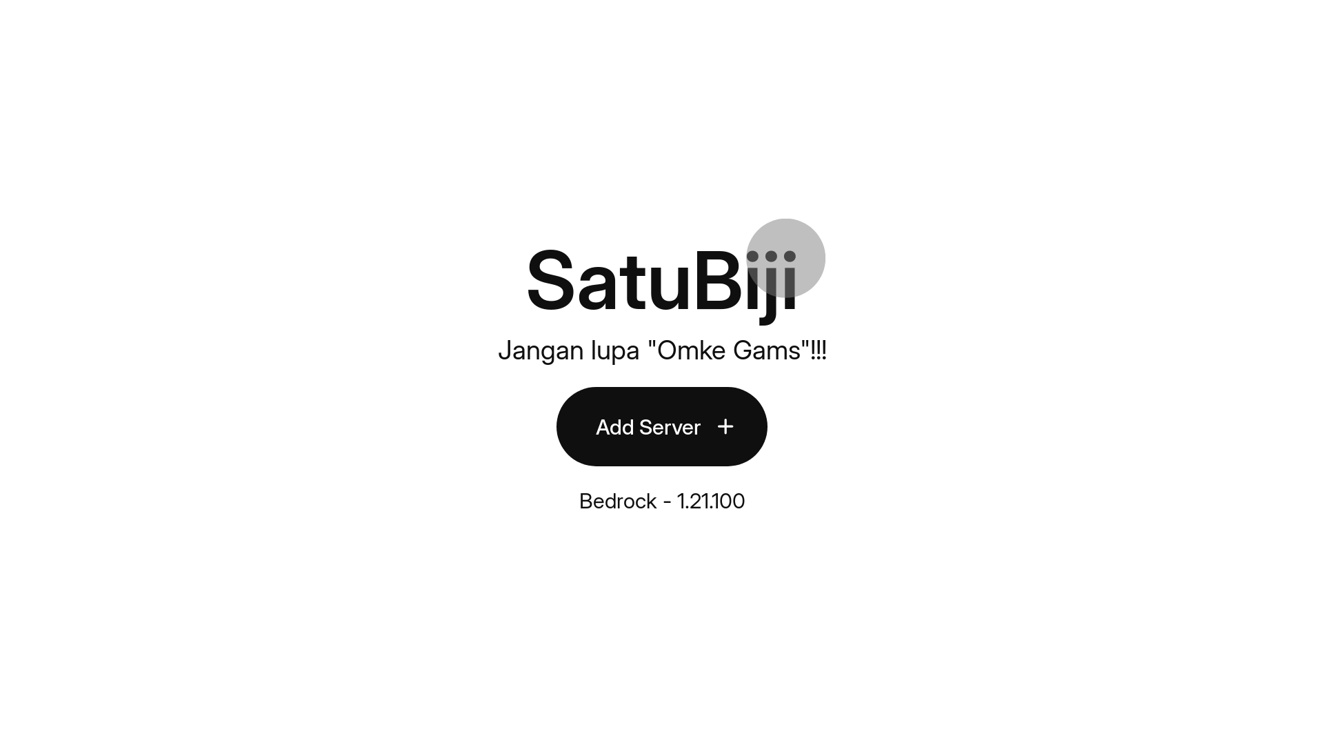website screenshot of https://satubiji.pages.dev/