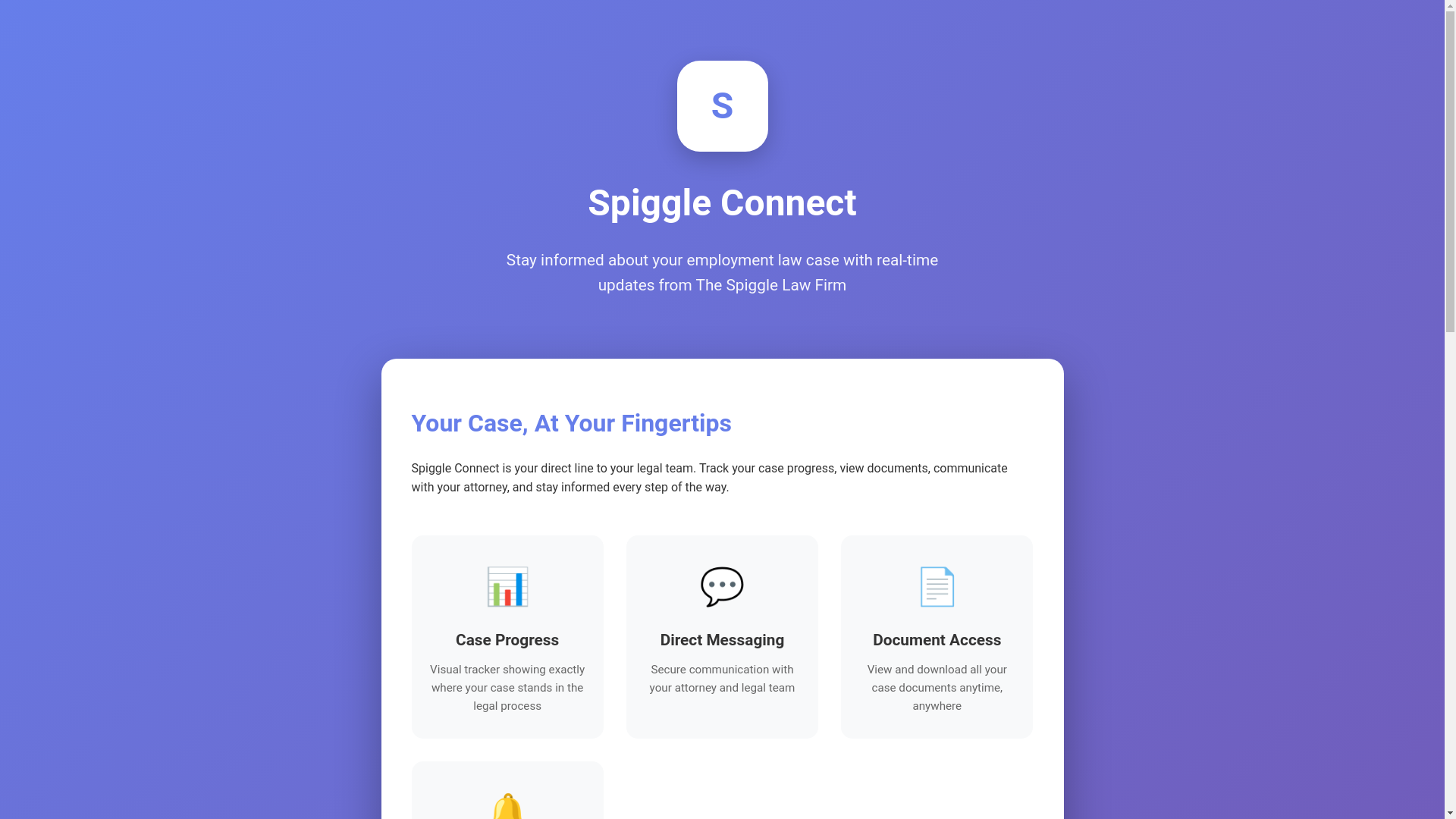 website screenshot of https://spiggle-connect.pages.dev/