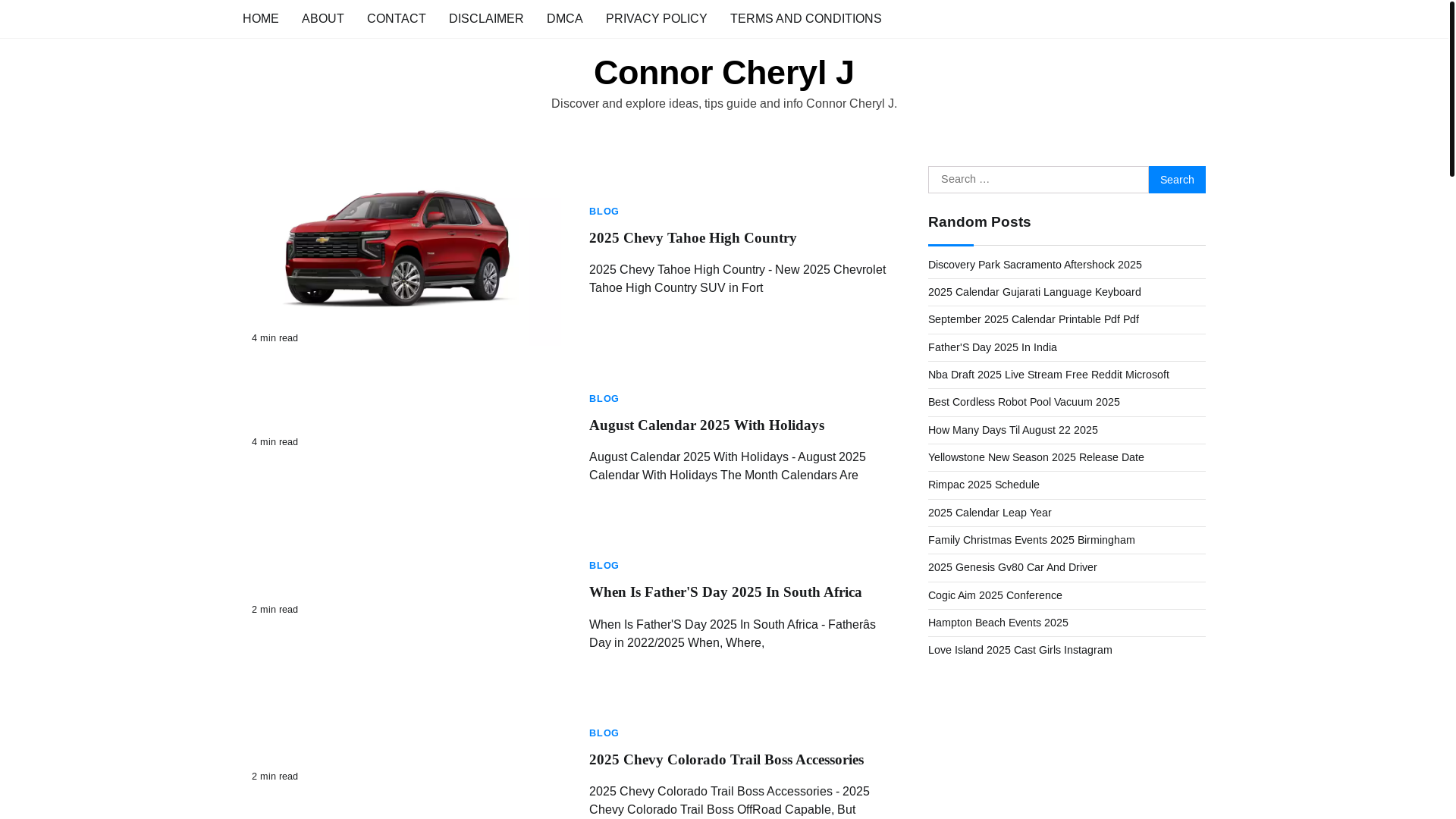 website screenshot of https://connorcherylj.pages.dev/