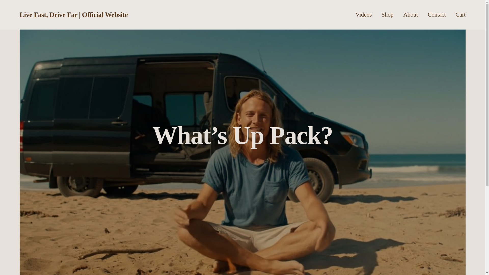 website screenshot of https://livefastdrivefar.com/