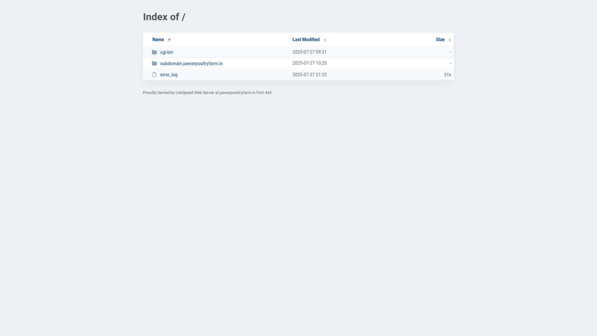 website screenshot of https://pawarpoultryfarm.in/