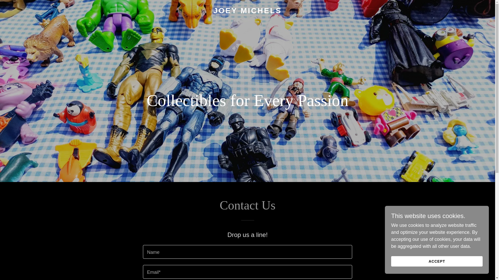 website screenshot of https://joeymichels.com/