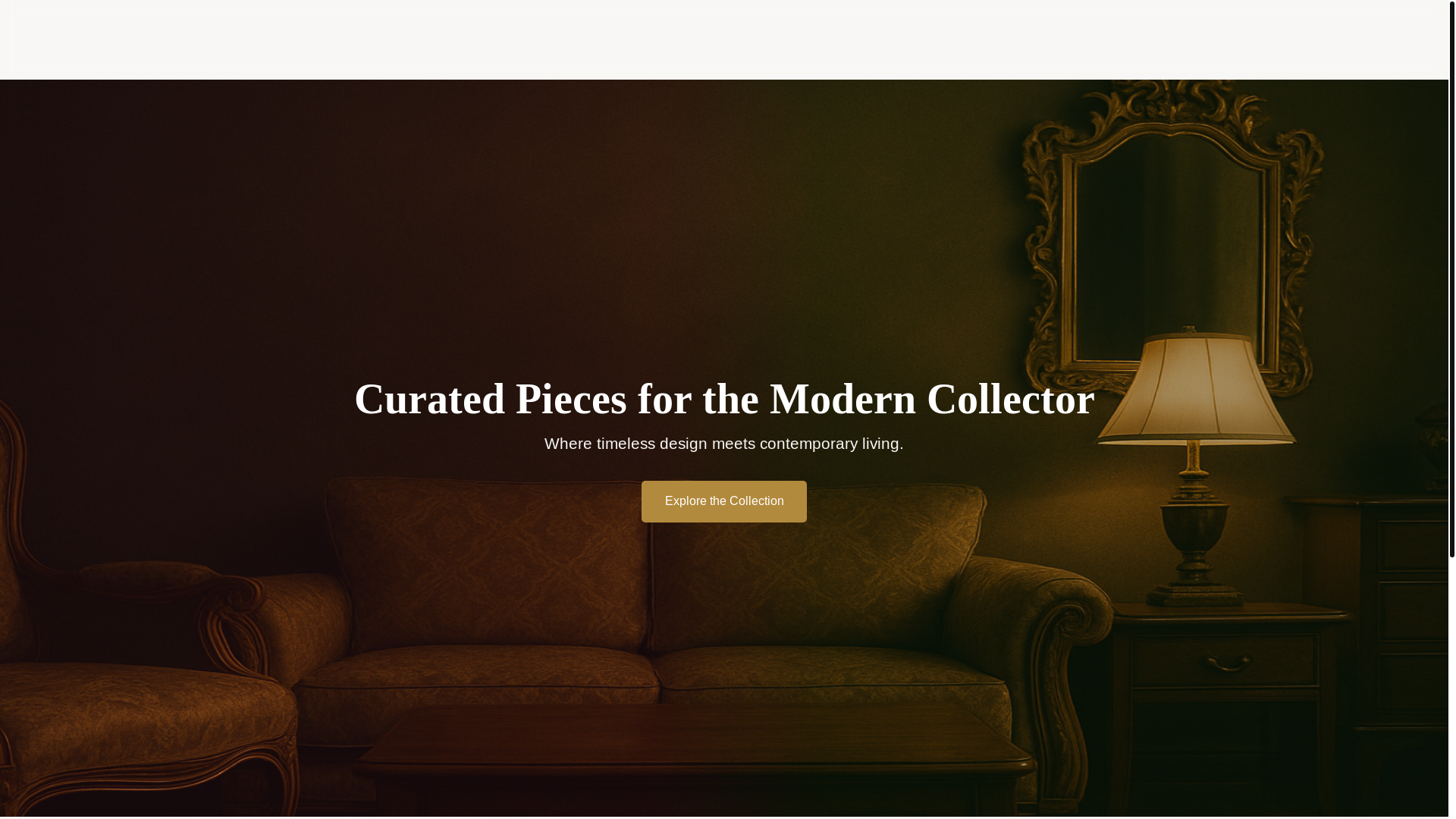 website screenshot of https://the-vintage-modernist-website.pages.dev/