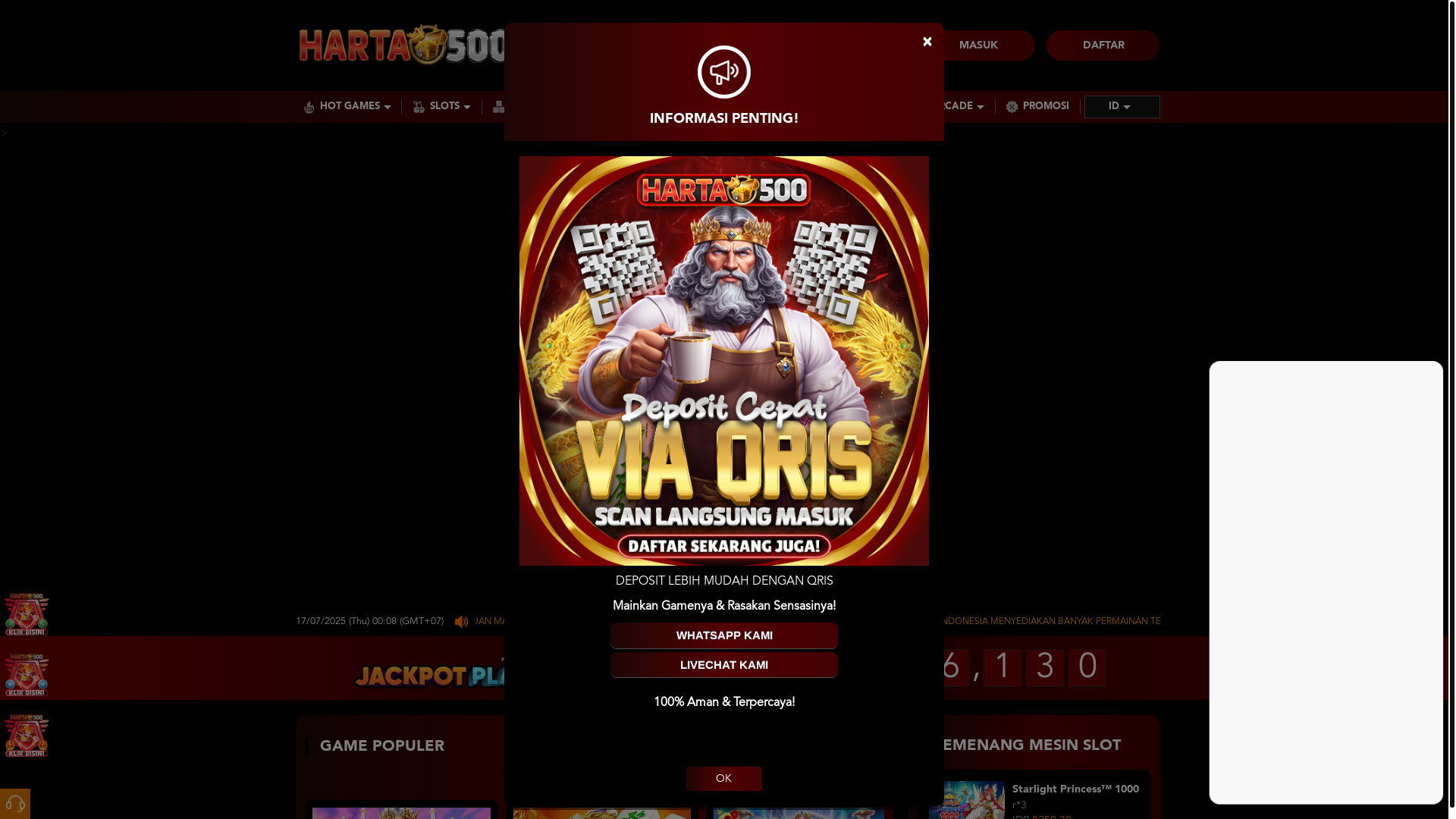 website screenshot of https://rdharta3.pages.dev/