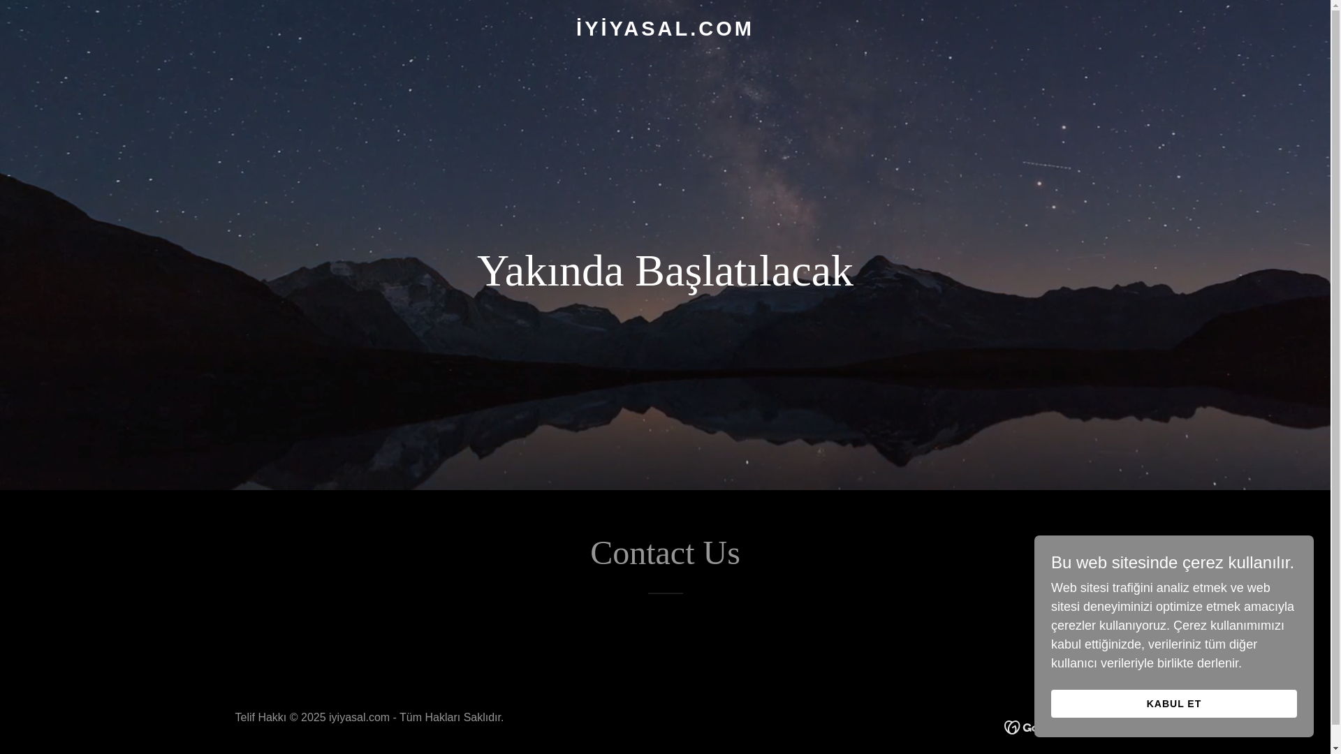 website screenshot of https://iyiyasal.com/