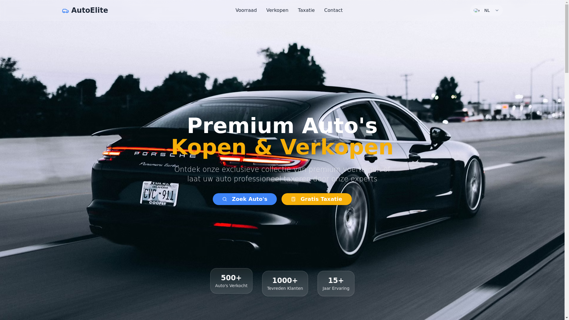 website screenshot of https://ddb-automotive.nl/