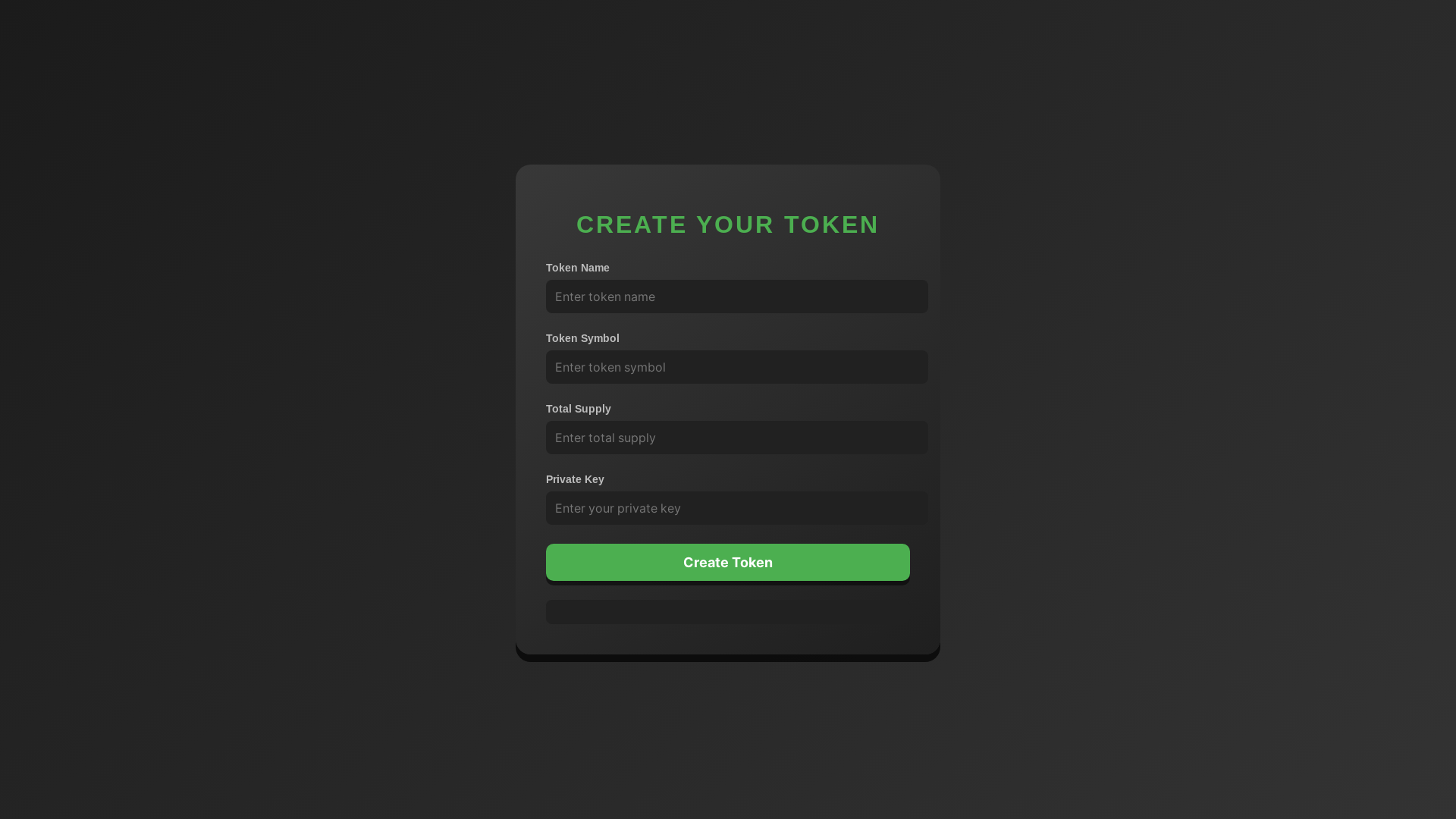 website screenshot of https://creattokenbase.pages.dev/