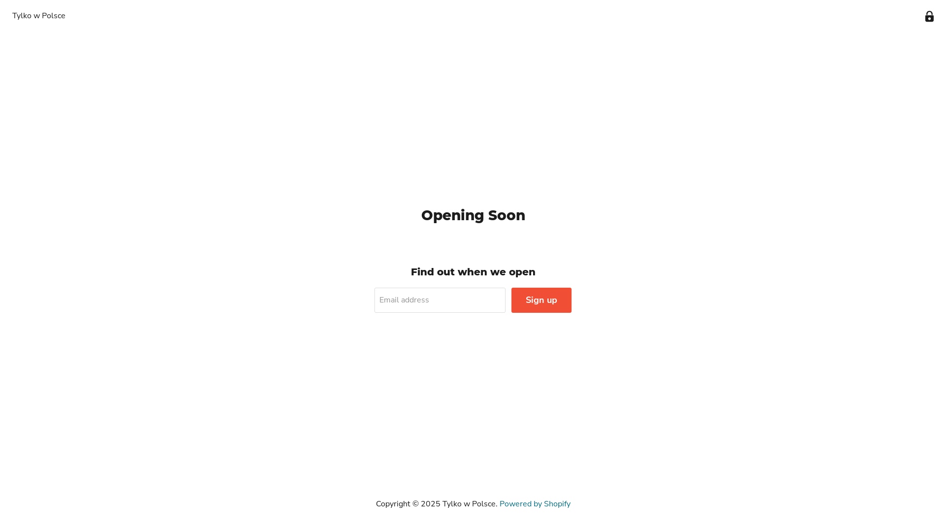 website screenshot of https://tylkowpolsce.com/