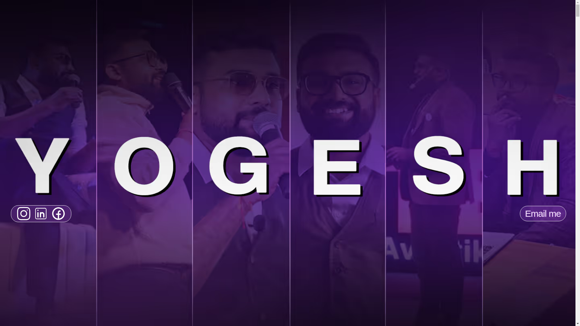 website screenshot of https://www.yourcoachyogesh.com/