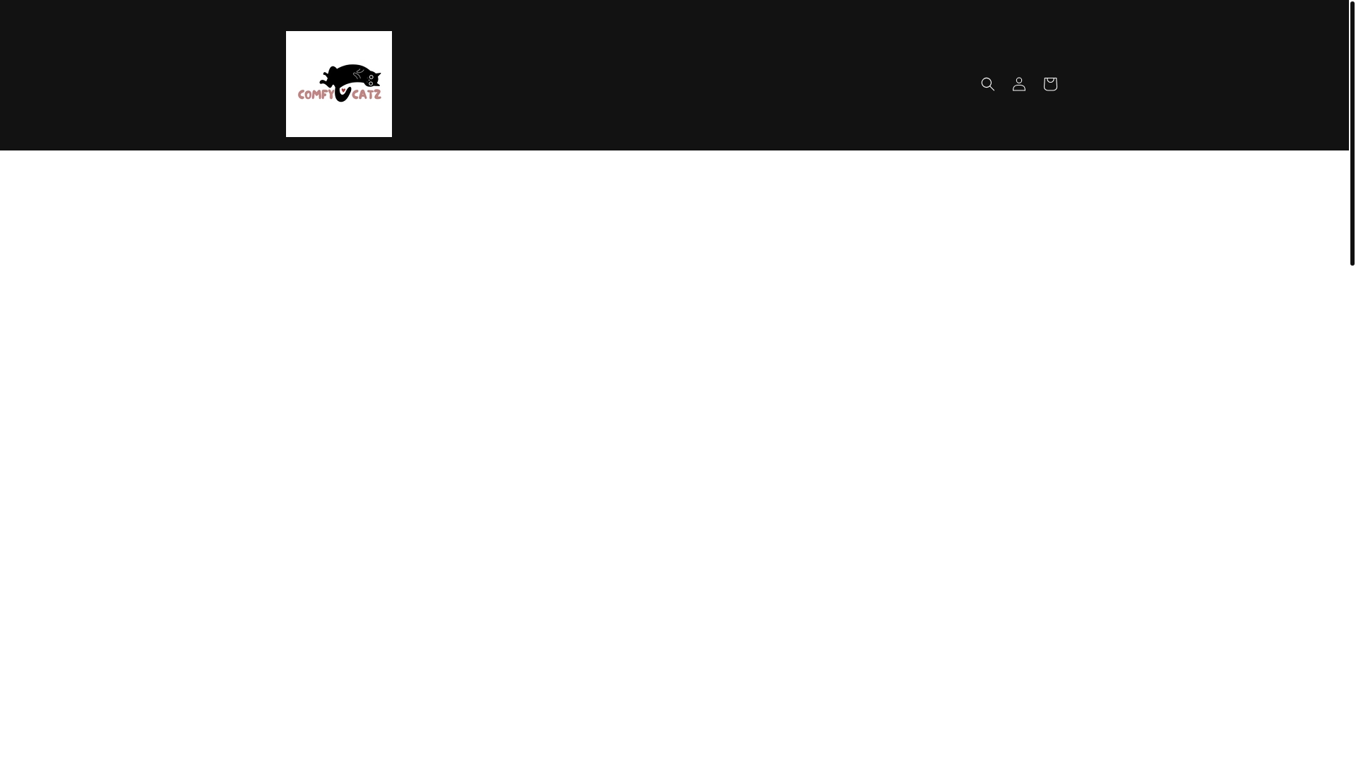 website screenshot of https://comfycatzmaine.com/