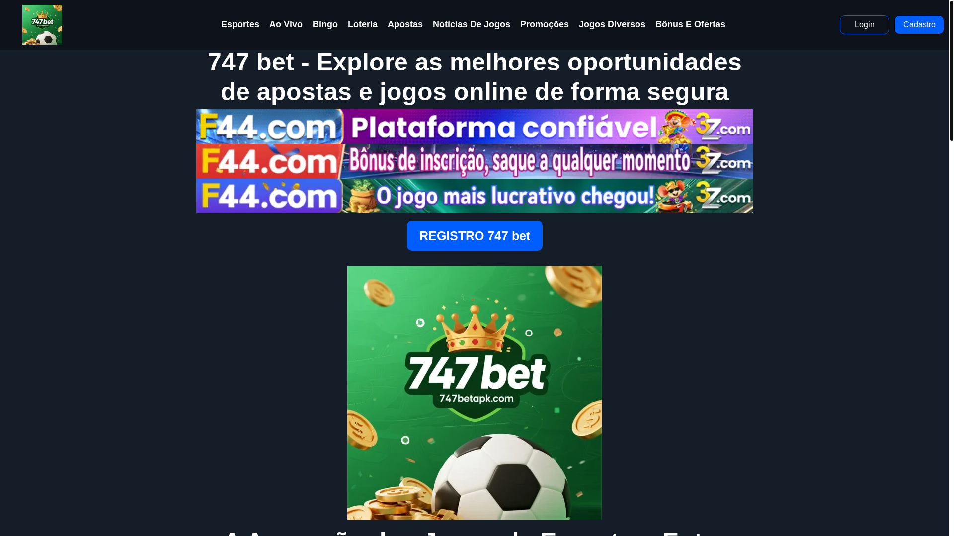 website screenshot of https://747betapk.com/