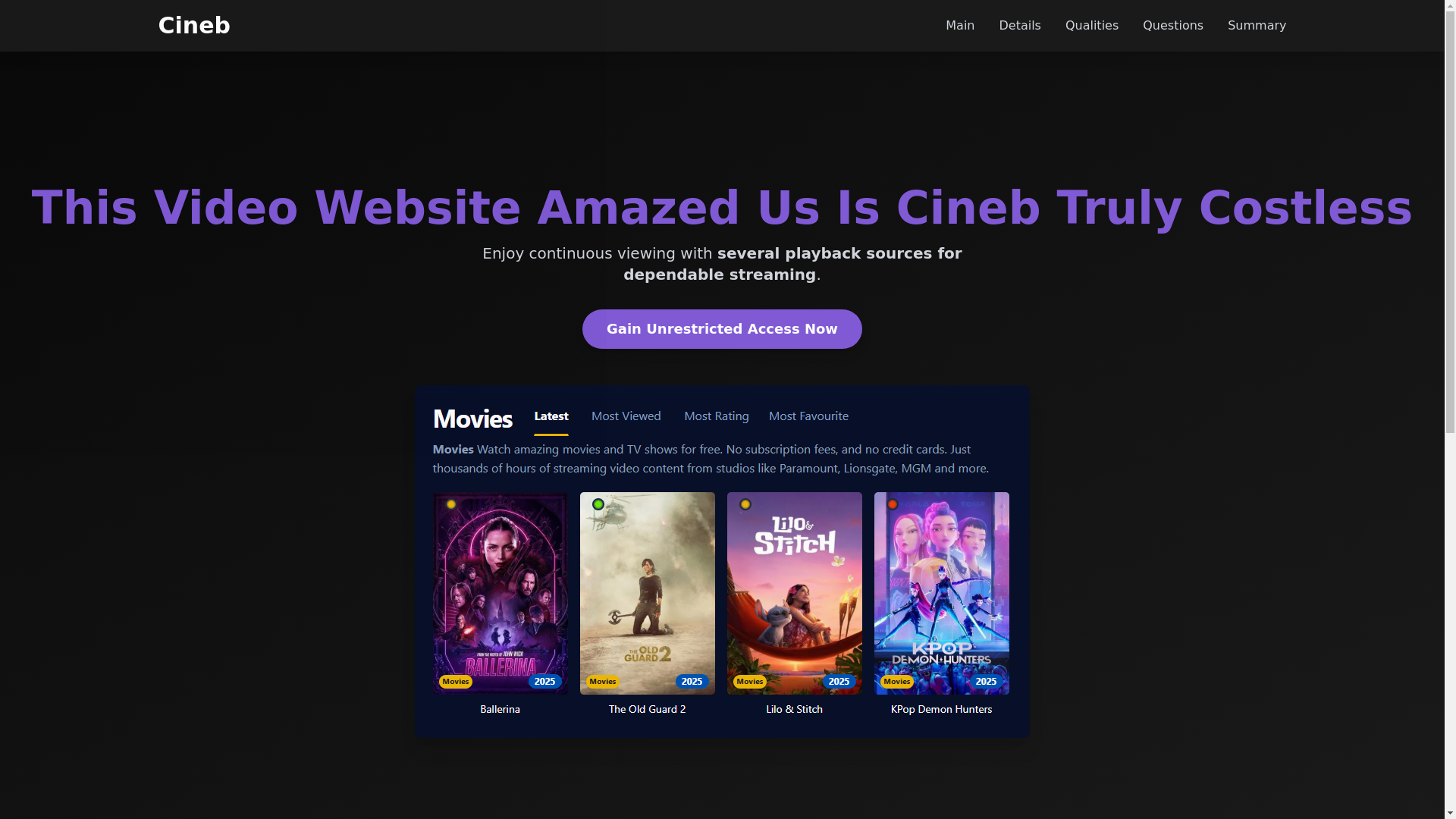 website screenshot of https://cineb-cclx.pages.dev/