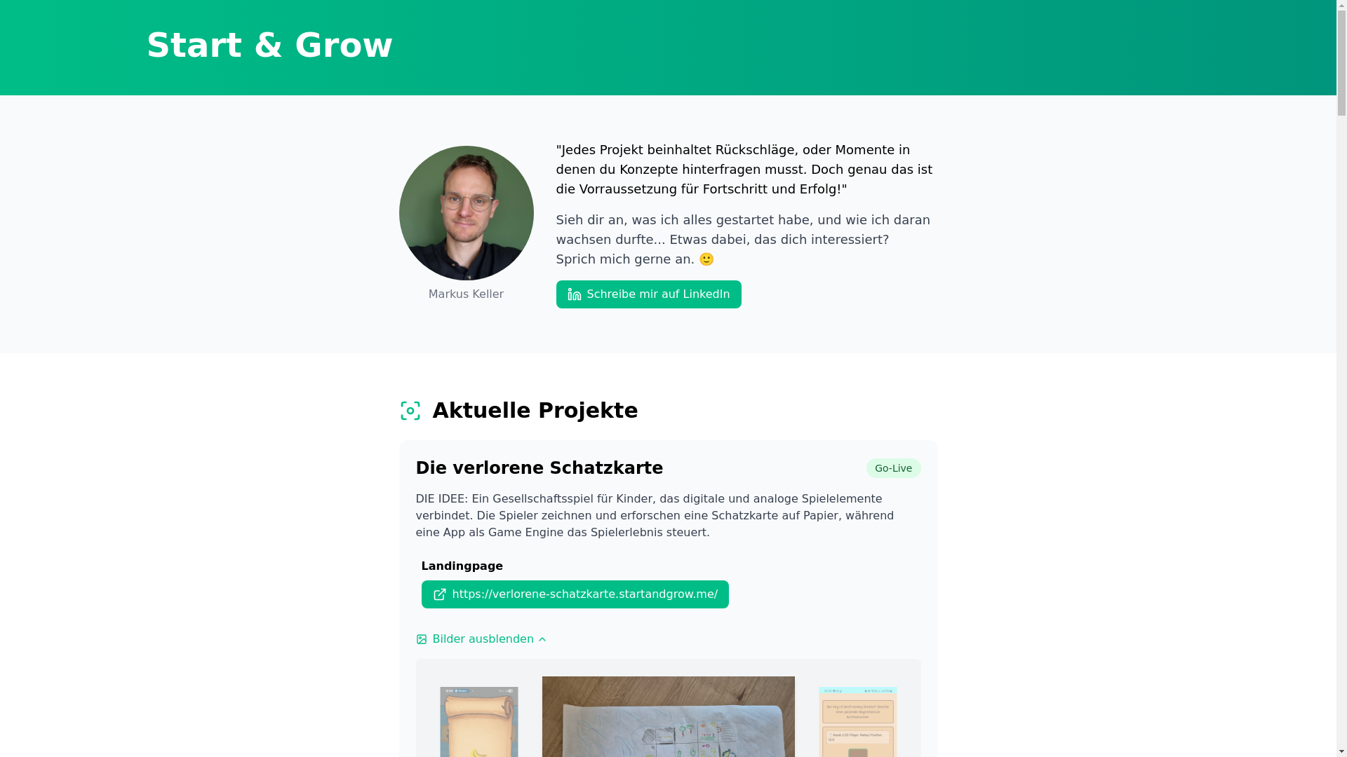 website screenshot of https://startandgrow.pages.dev/