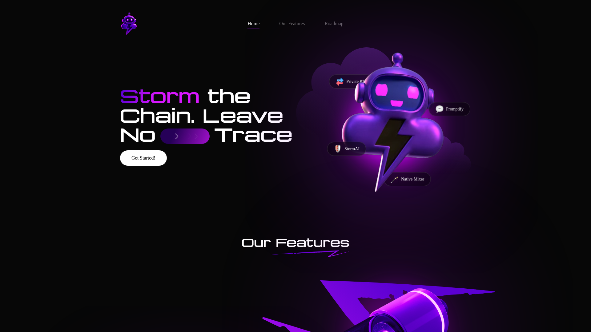 website screenshot of https://storm-project.pages.dev/