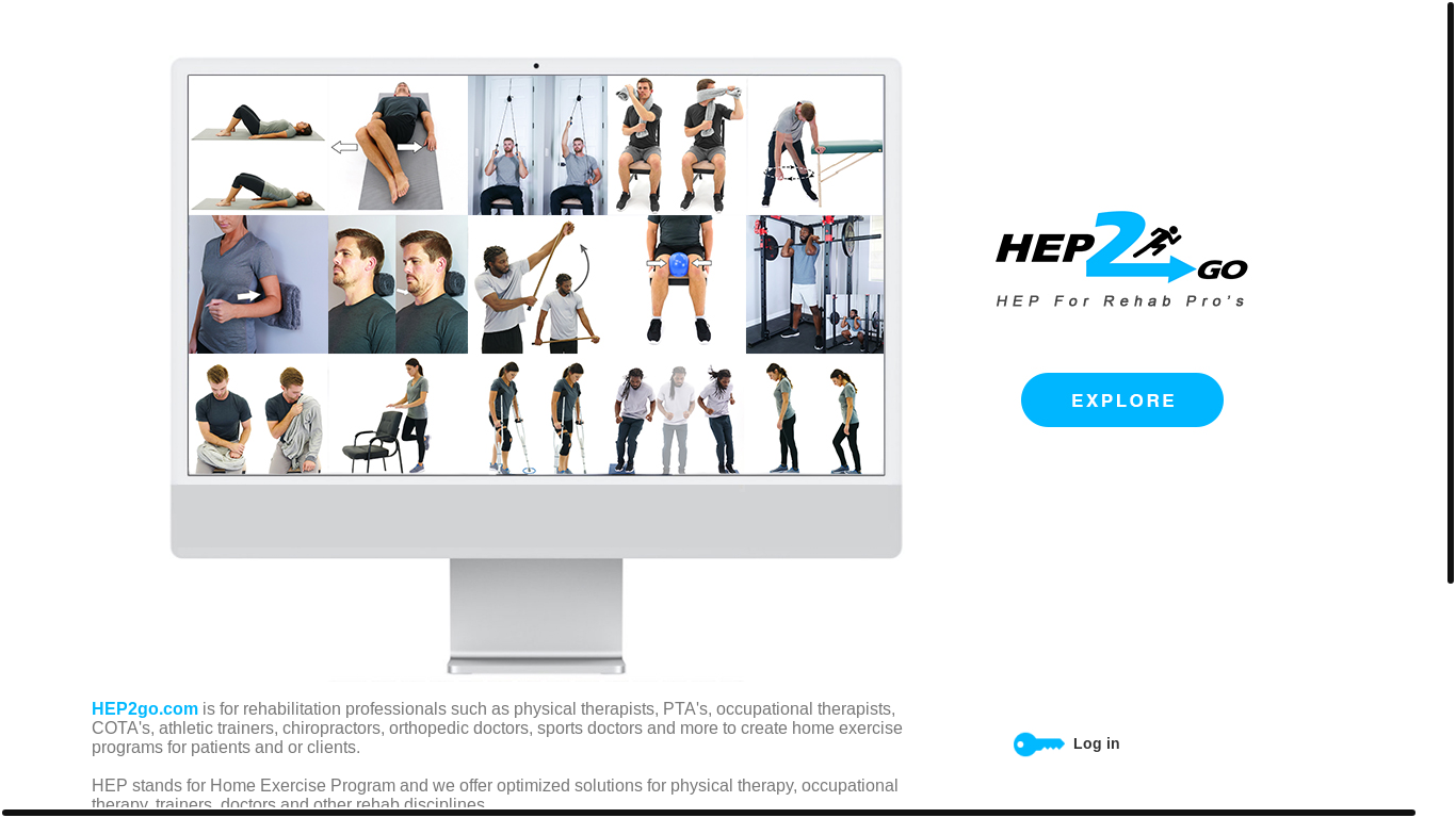website screenshot of https://hep2go.com/