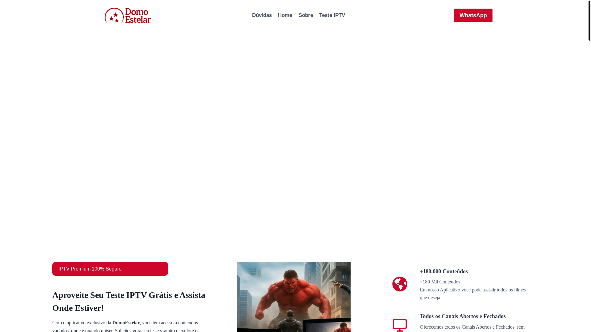 website screenshot of https://domoestelar.online/