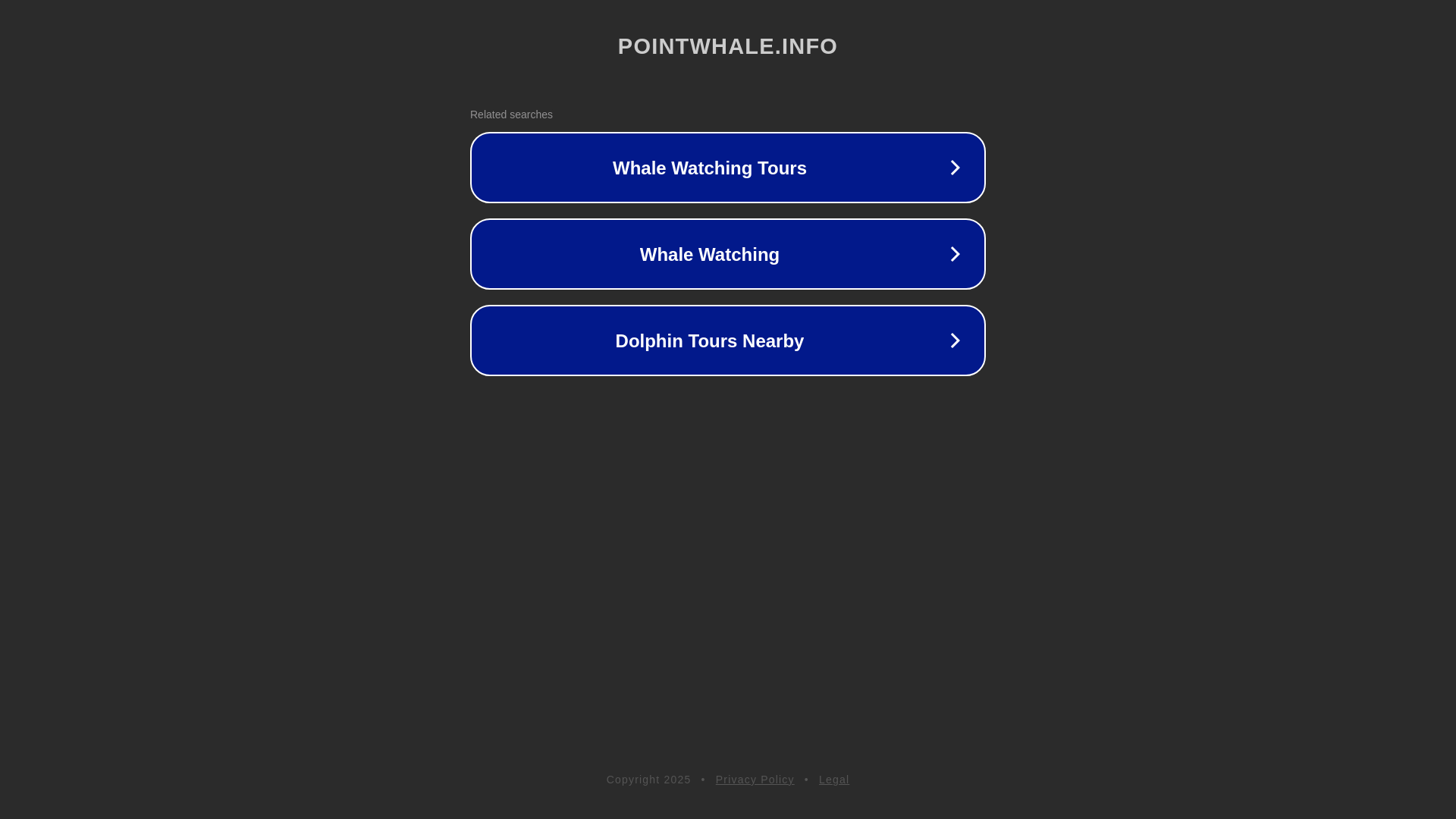 website screenshot of https://pointwhale.info/
