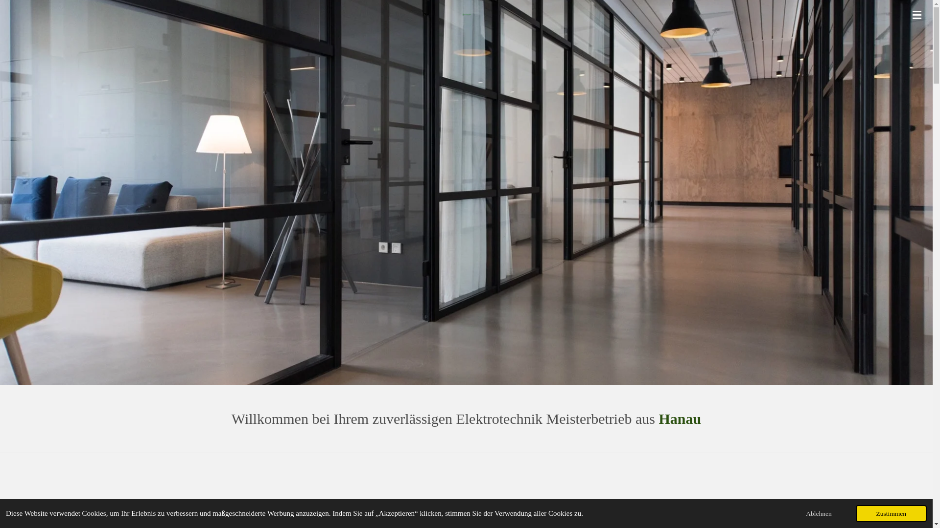 website screenshot of https://gruenerapfel-elektrotechnik.de/