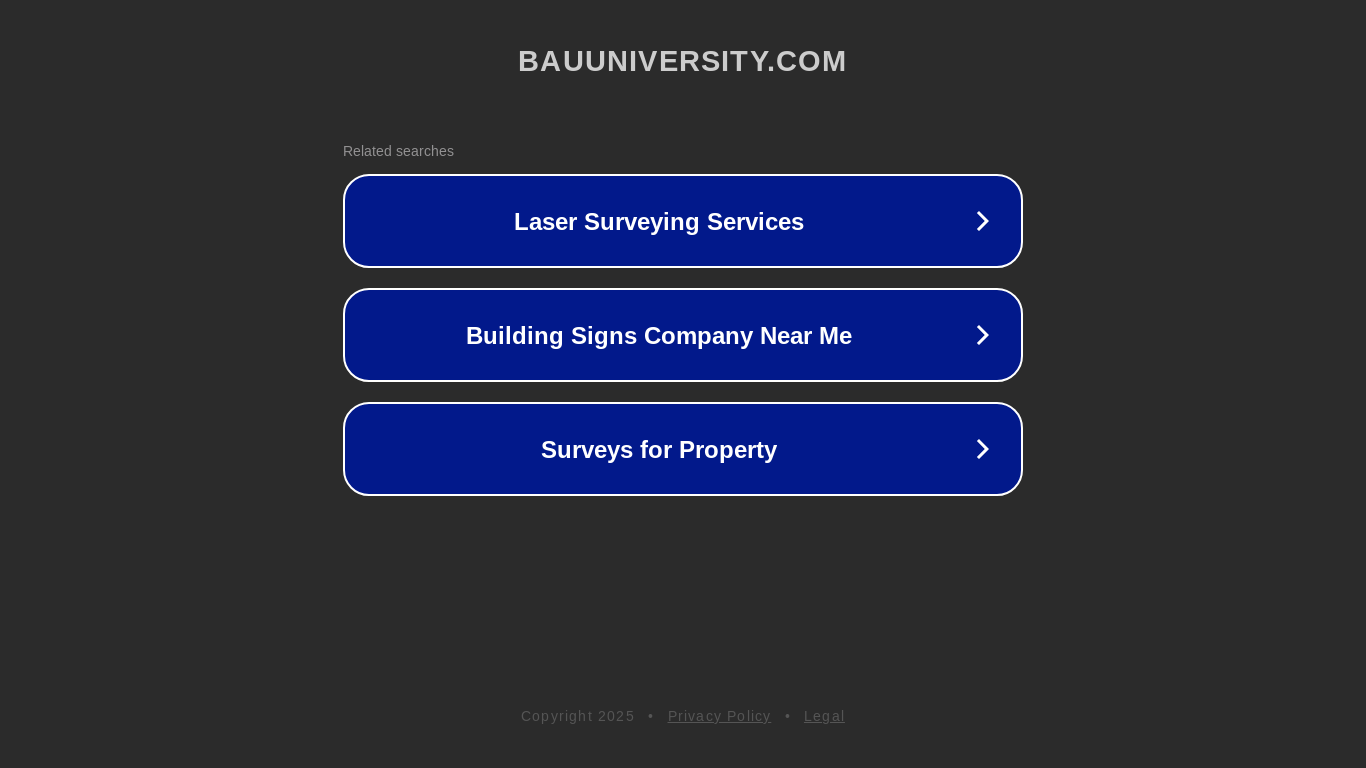 website screenshot of https://bauuniversity.com/