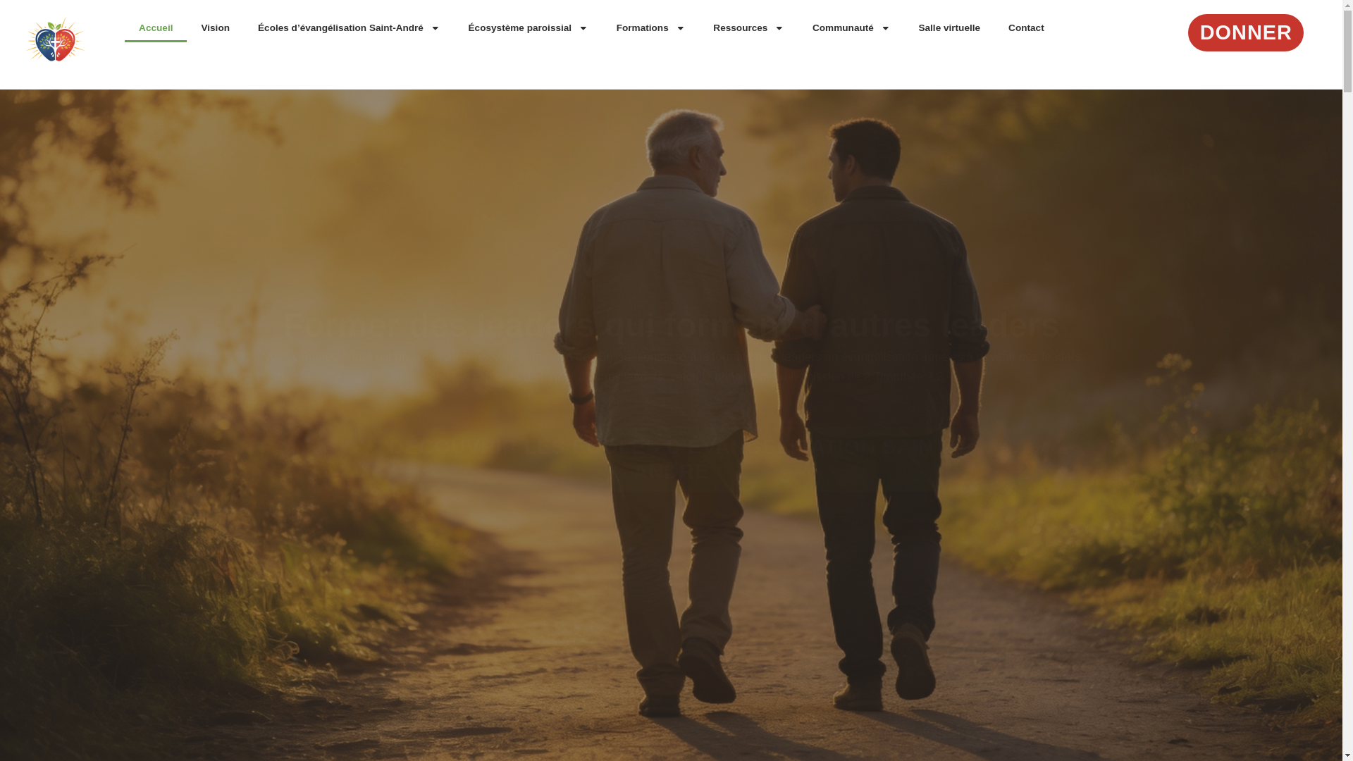 website screenshot of https://noussommesandre.org/