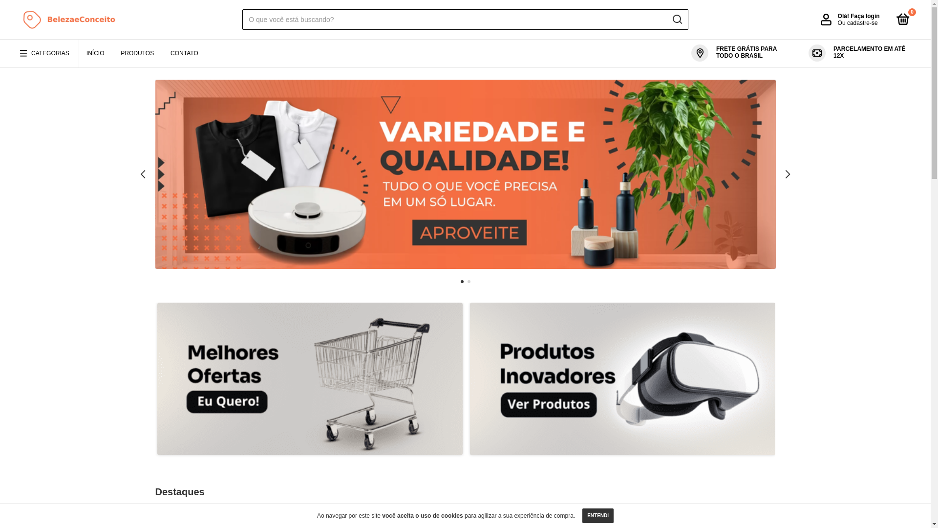 website screenshot of https://belezaconceitoe.com/