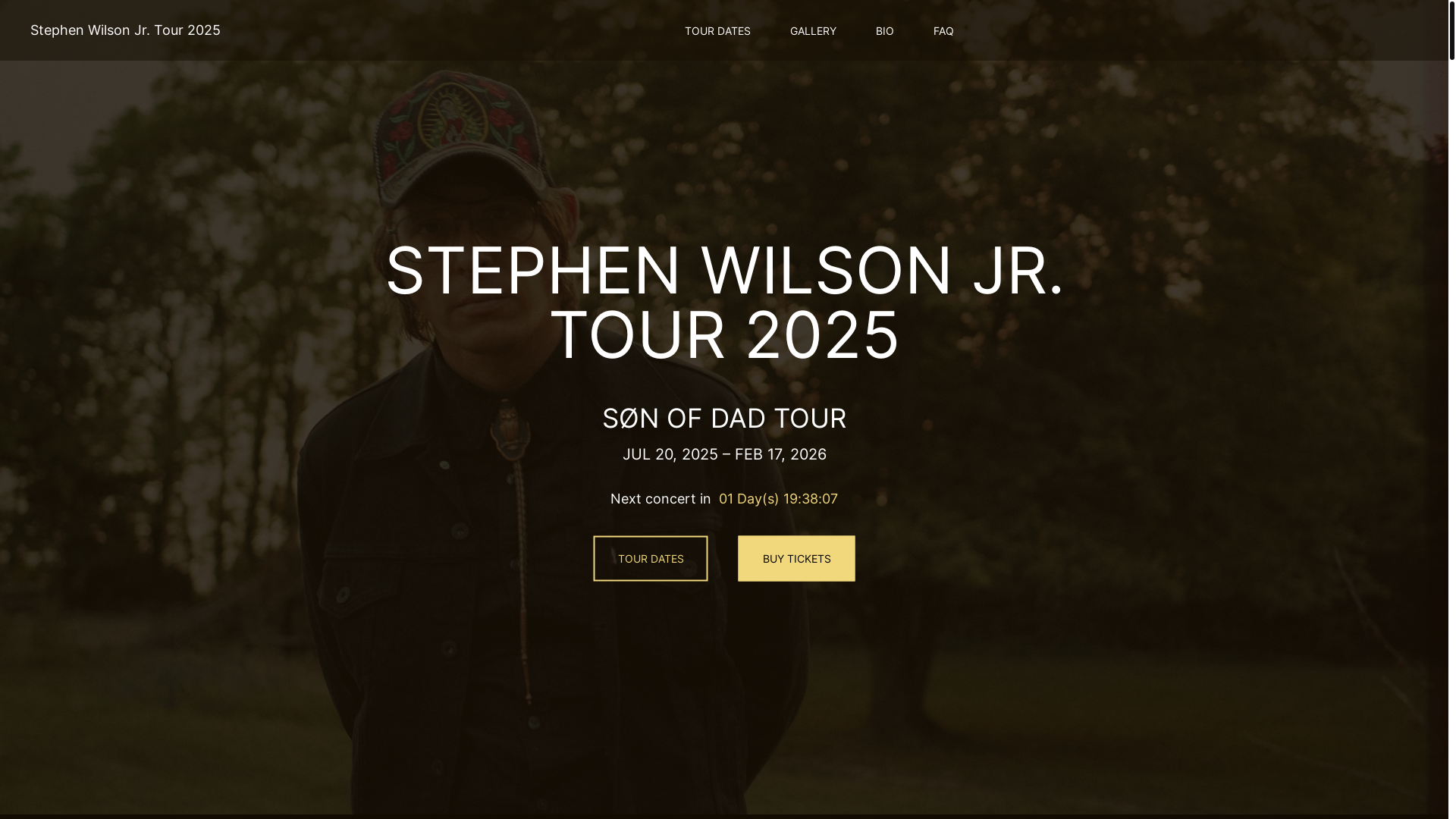 website screenshot of https://stephenwilsonjrtour-com-github-io.pages.dev/