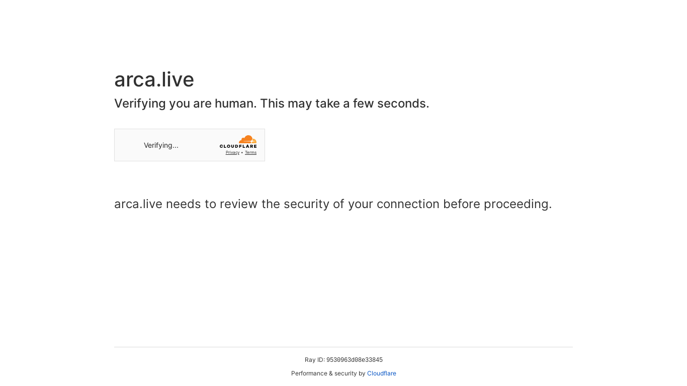 website screenshot of https://arca.live/
