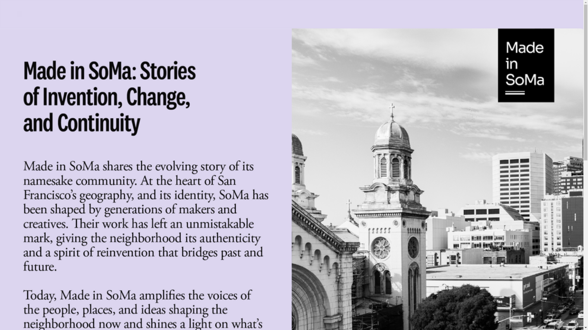 website screenshot of https://madeinsomasf.com/