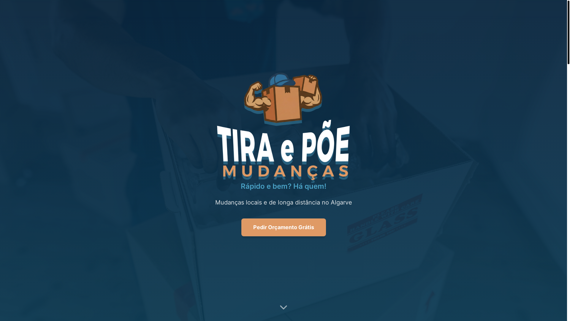 website screenshot of https://tiraepoemudancas.pt/