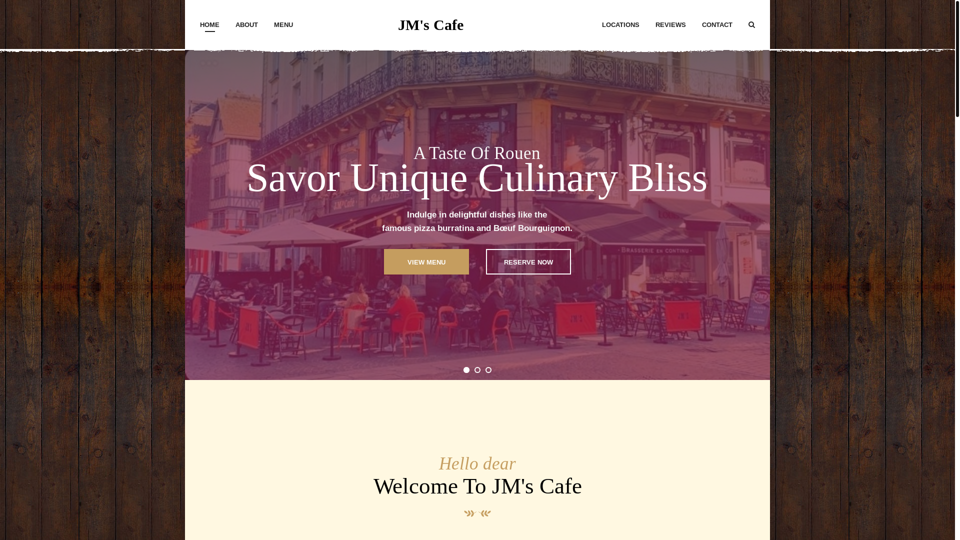 website screenshot of https://jms-cafe.shop/
