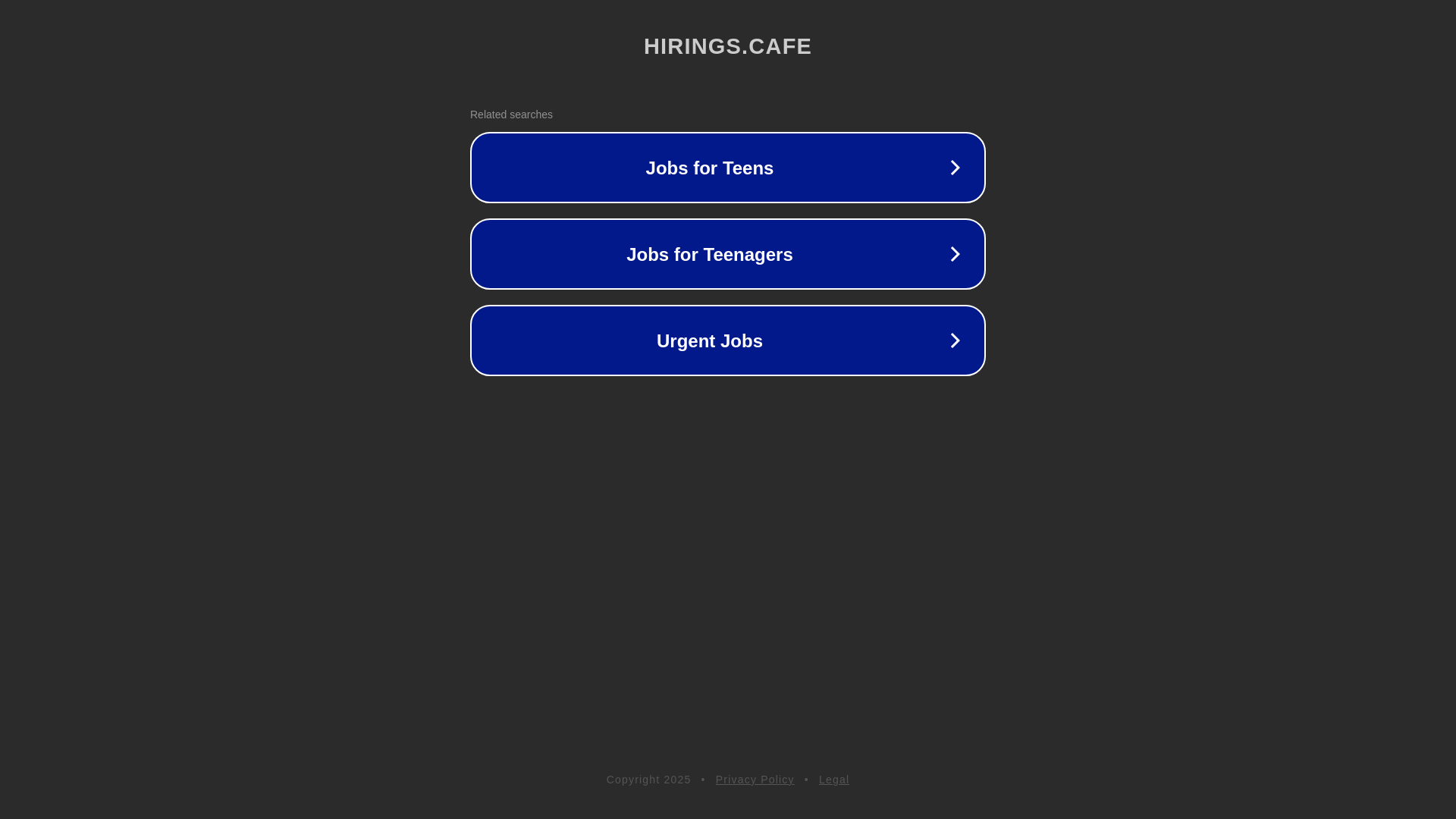 website screenshot of https://hirings.cafe/