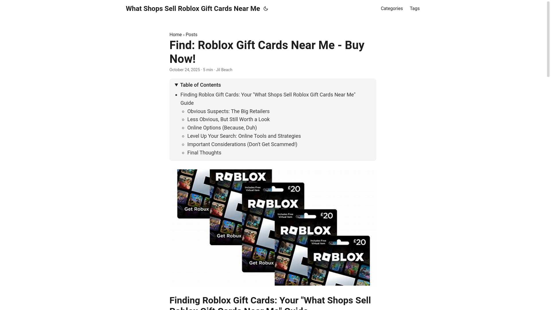 website screenshot of https://what-shops-sell-roblox-gift-cards-near-me.pages.dev/