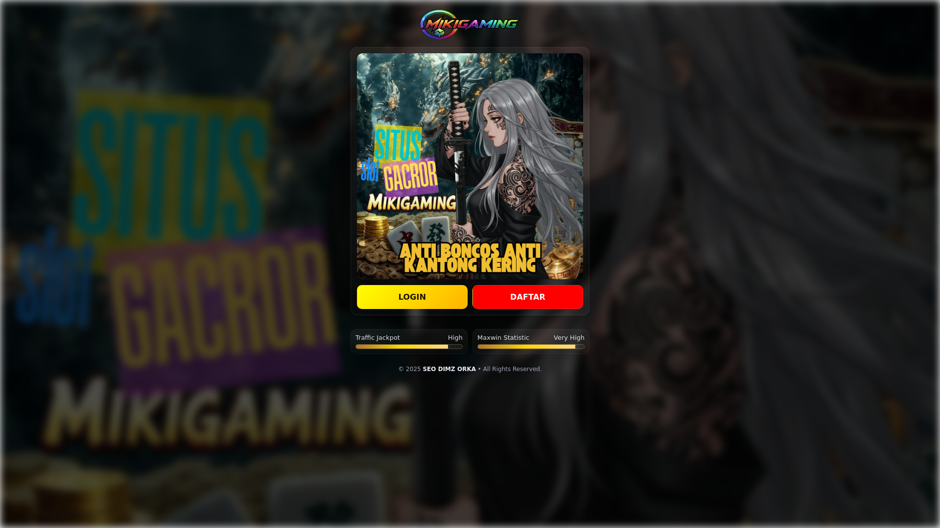 website screenshot of https://black-samurai.pages.dev/