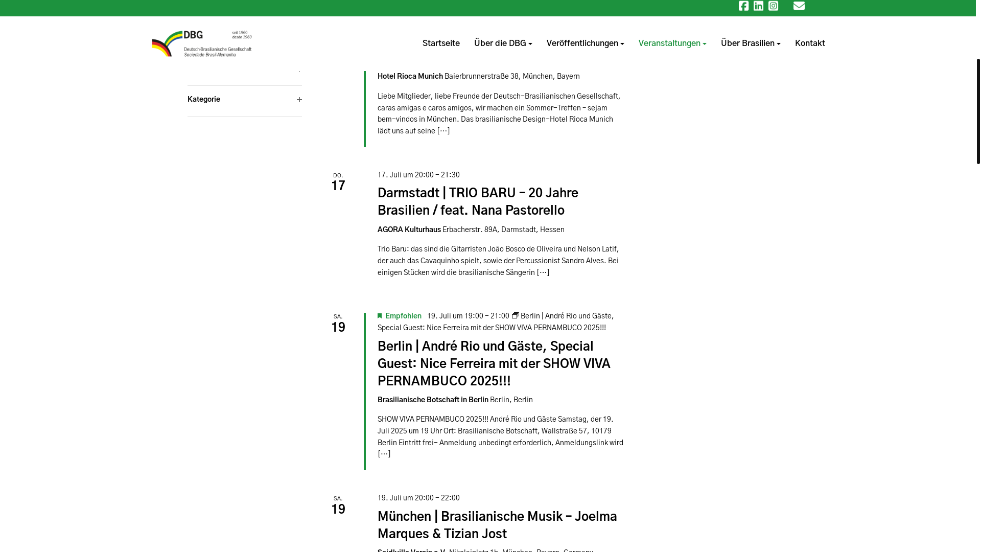 website screenshot of https://brasilienveranstaltungen.de/