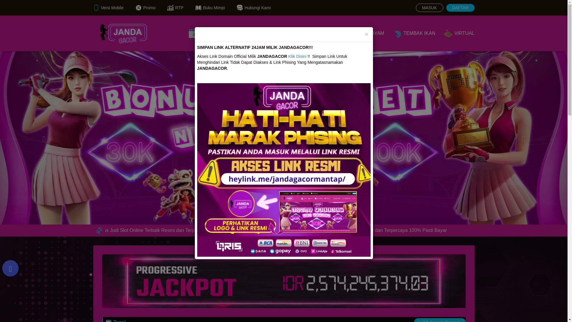 website screenshot of https://jandagacornikmat.store/