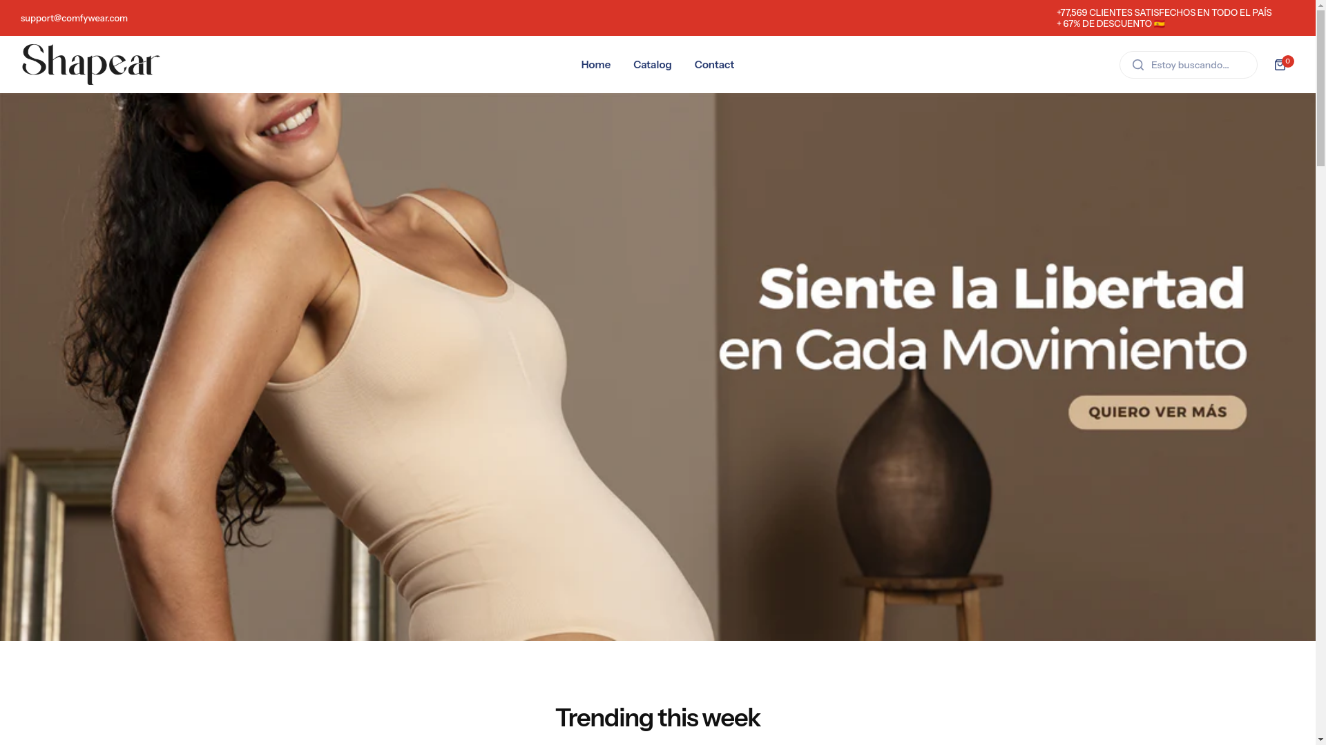website screenshot of https://shapearoficial.com/