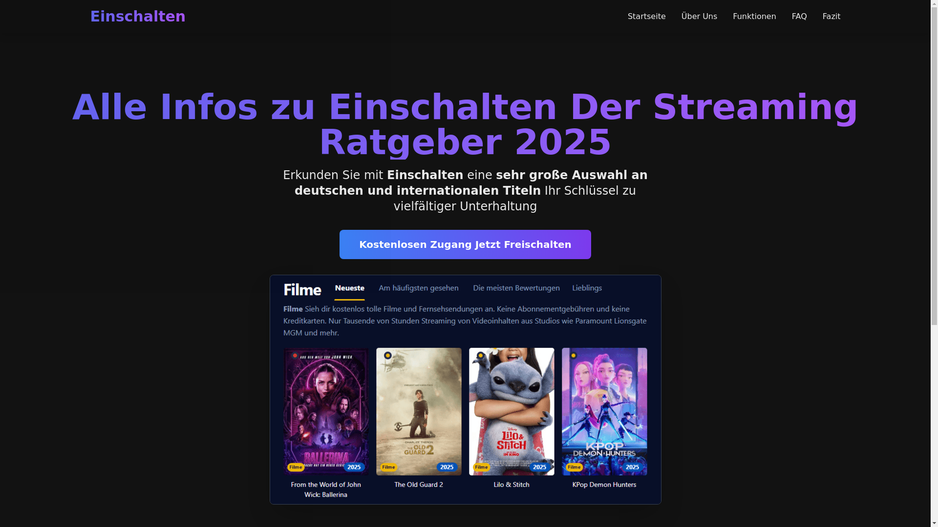 website screenshot of https://einschalten-nmqy.pages.dev/
