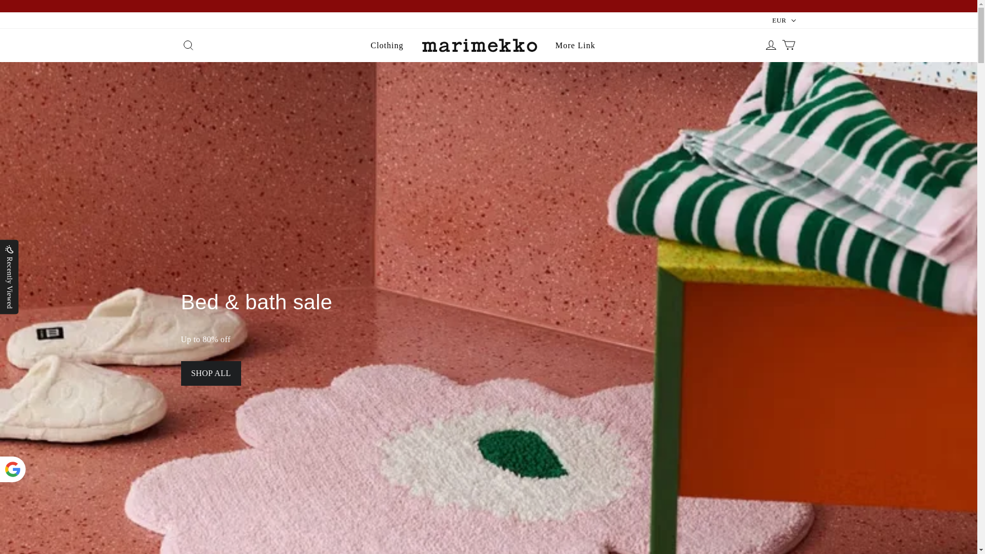 website screenshot of https://marimekkossale.shop/