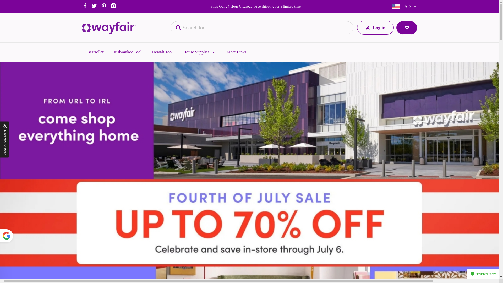 website screenshot of https://wayfeirscadeal.shop/