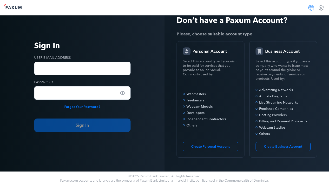 website screenshot of https://paxum-spa-4635-preview.pages.dev/