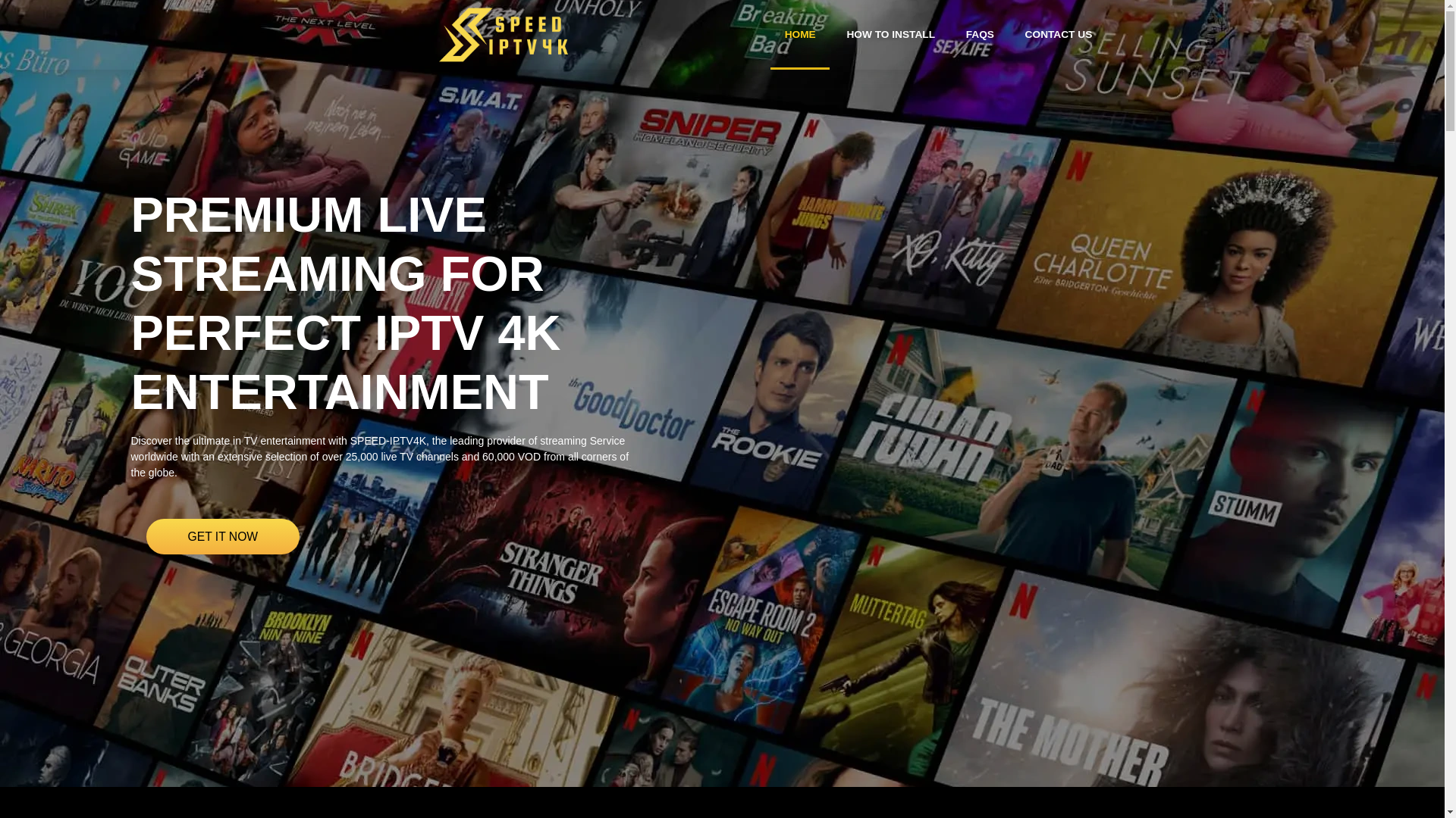 website screenshot of https://speed4k-iptv.com