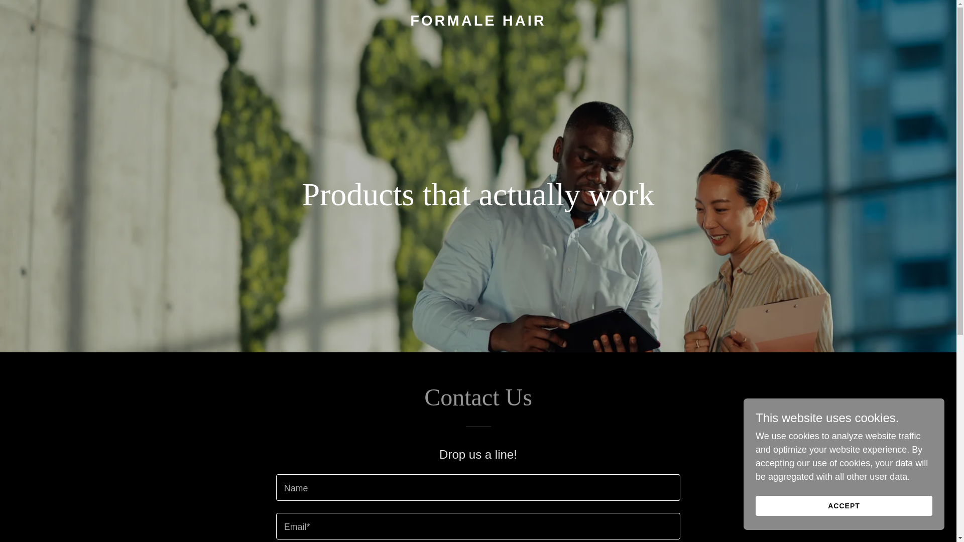 website screenshot of https://formale.ca/