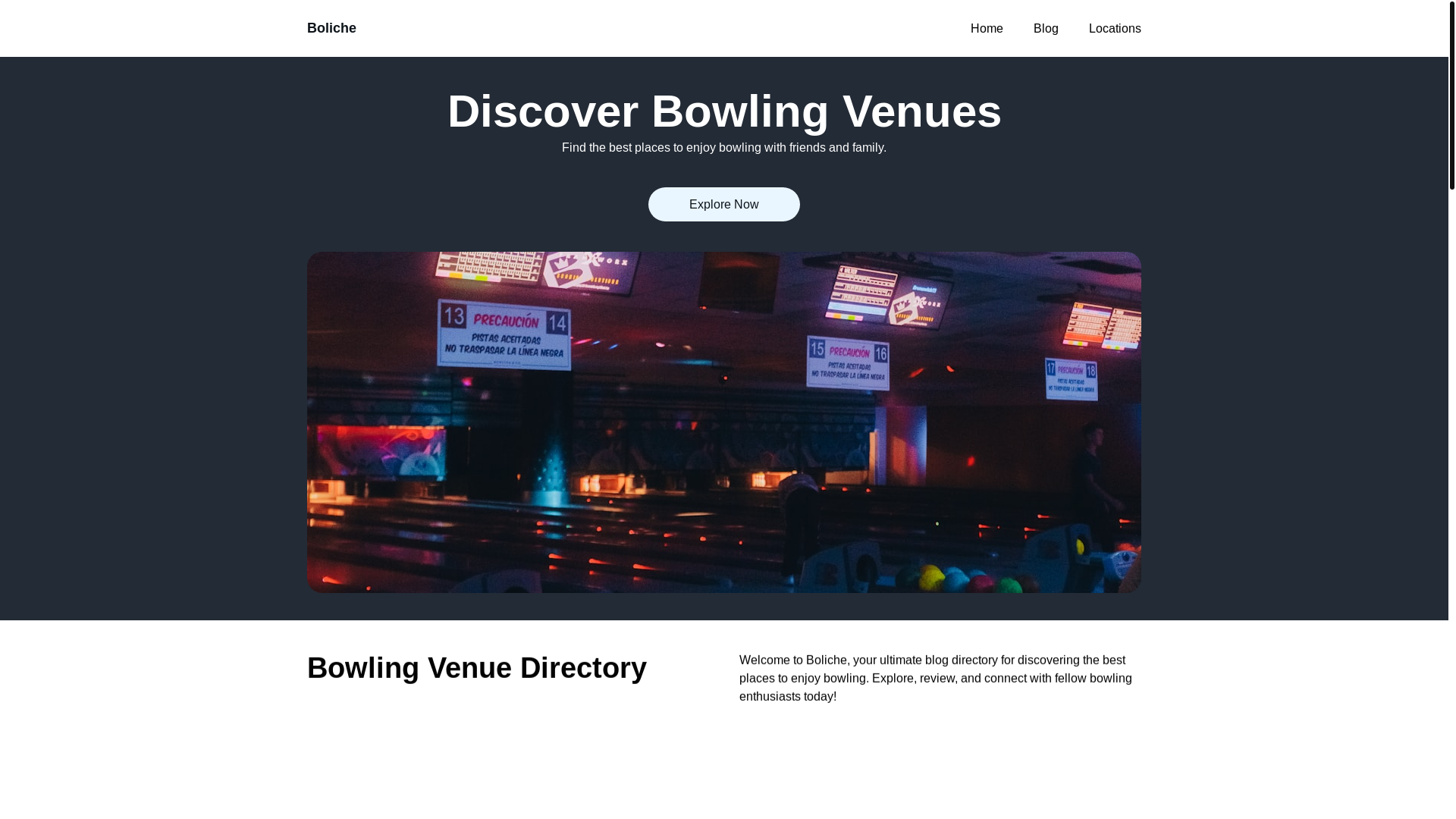 website screenshot of https://bolicheroz.site/