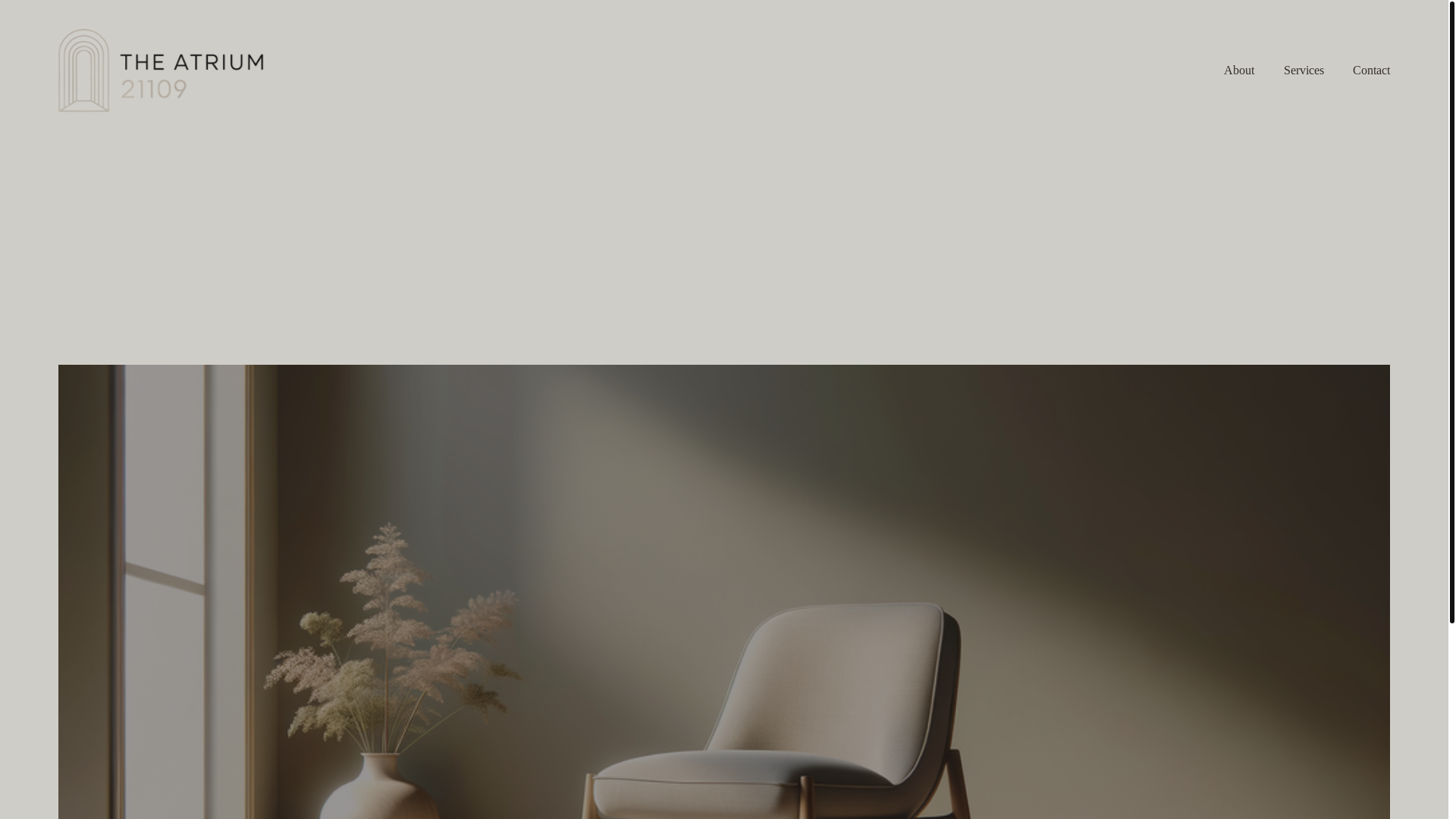 website screenshot of https://theatrium21109.com/