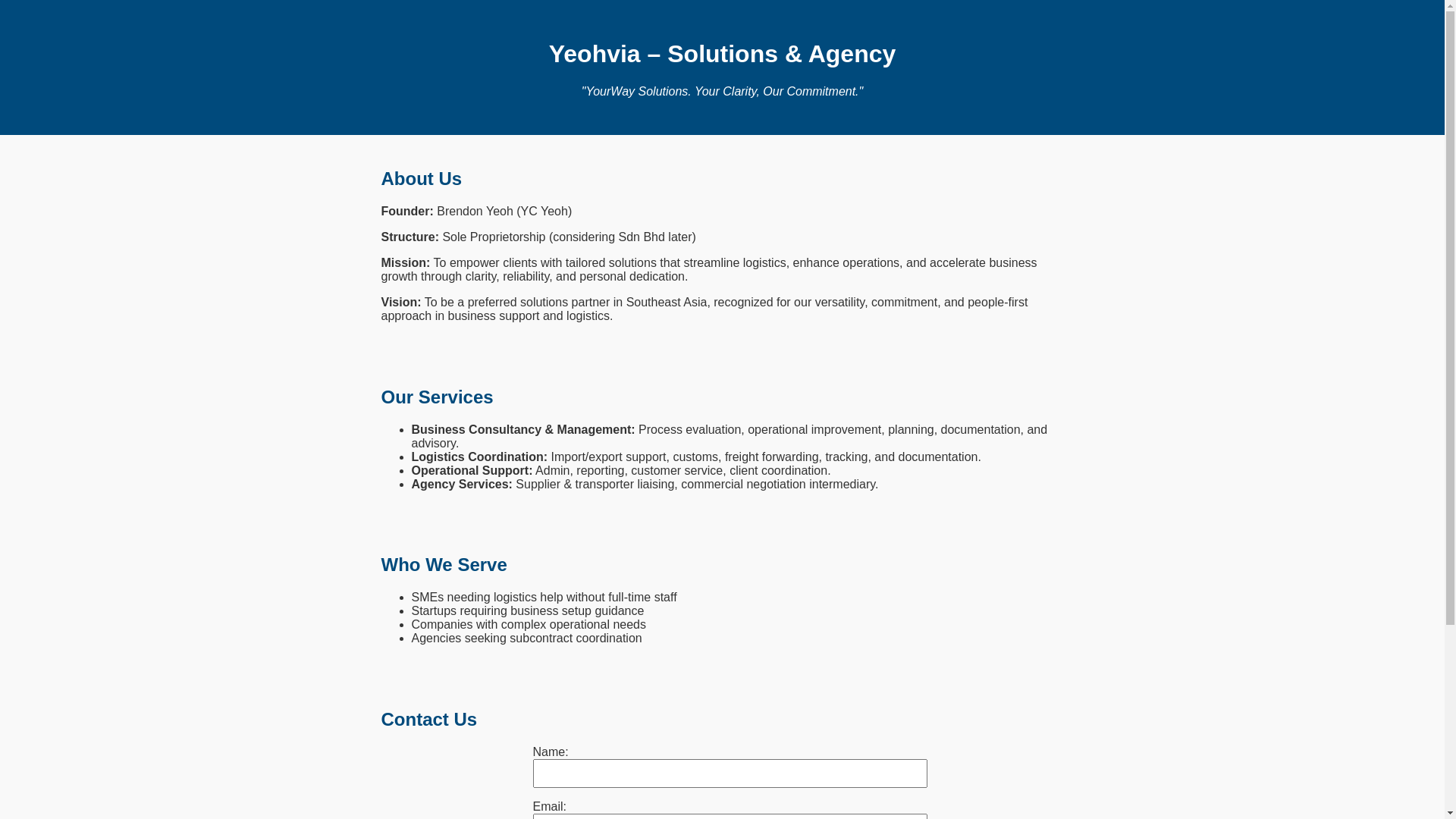 website screenshot of https://yeohviawebsite.pages.dev/