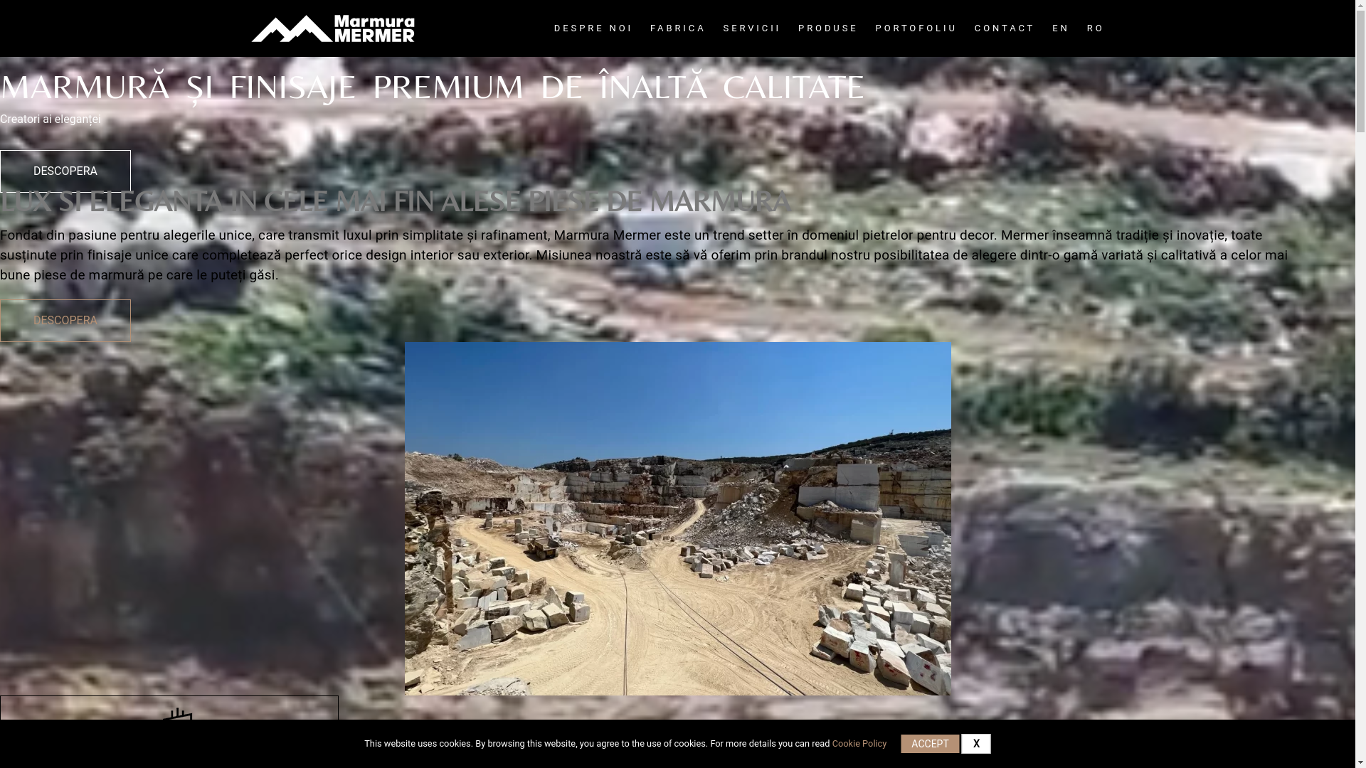 website screenshot of https://marmuramermer.ro/