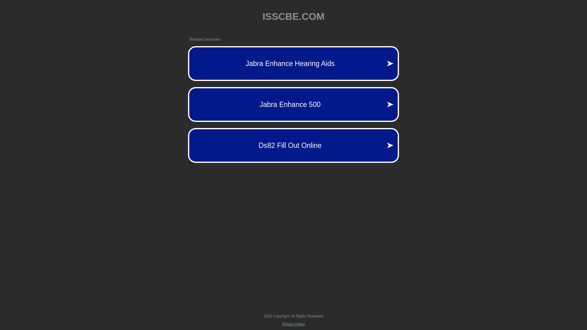 website screenshot of https://isscbe.com/