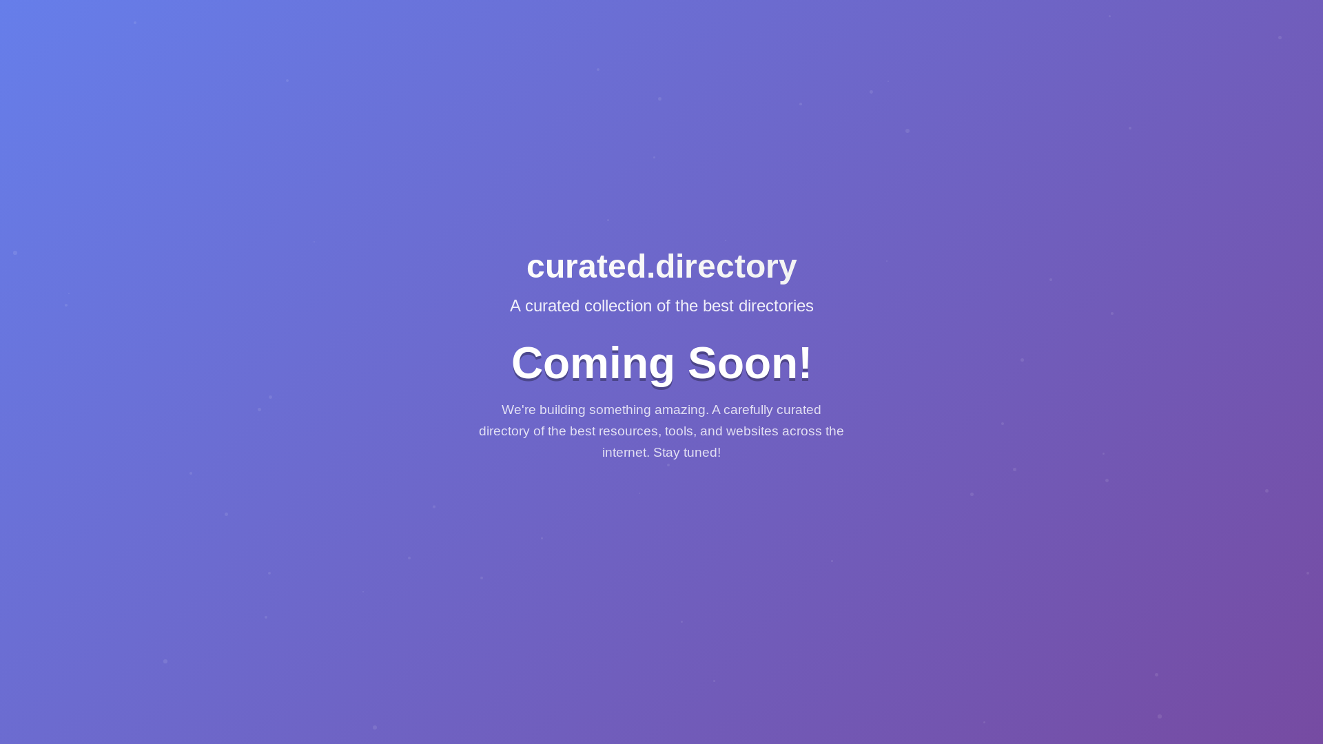 website screenshot of https://curated-directory.pages.dev/