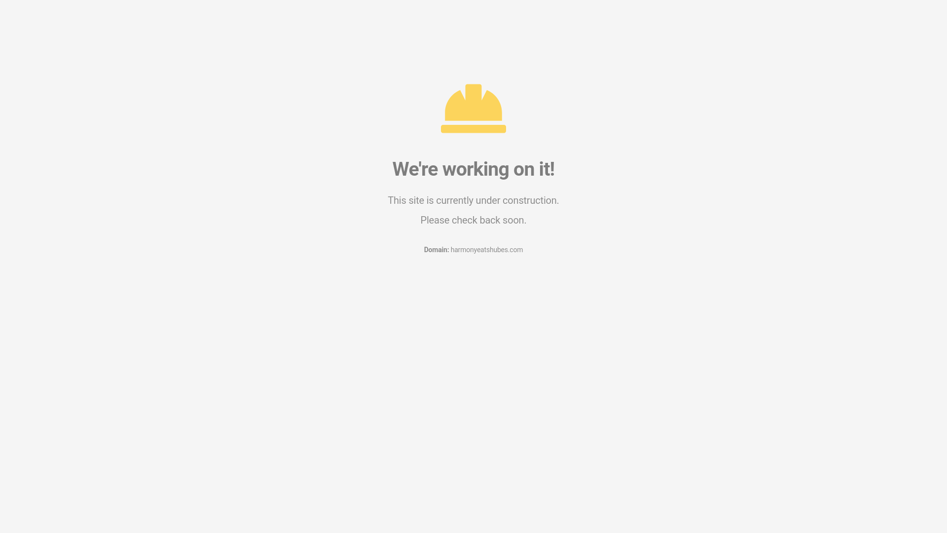 website screenshot of https://harmonyeatshubes.com/