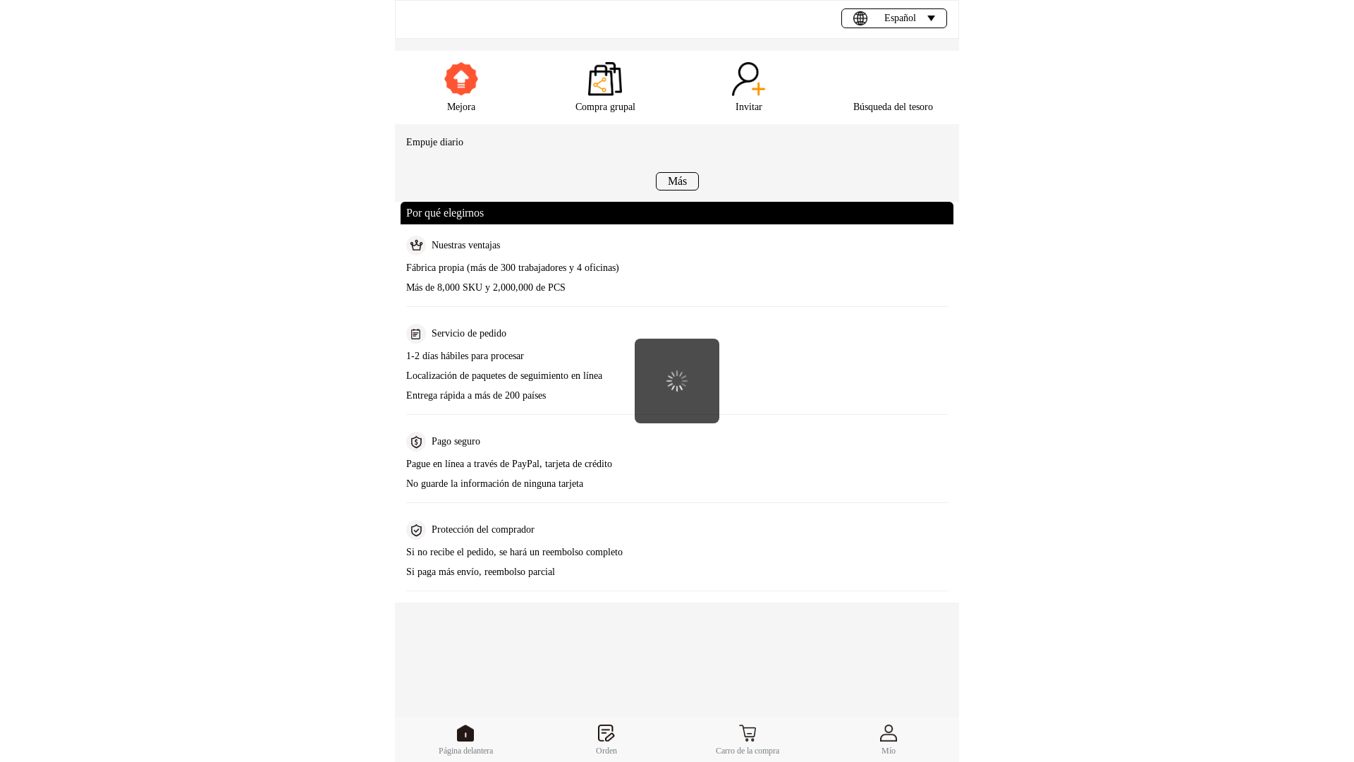 website screenshot of https://mercadolibre-m.com/